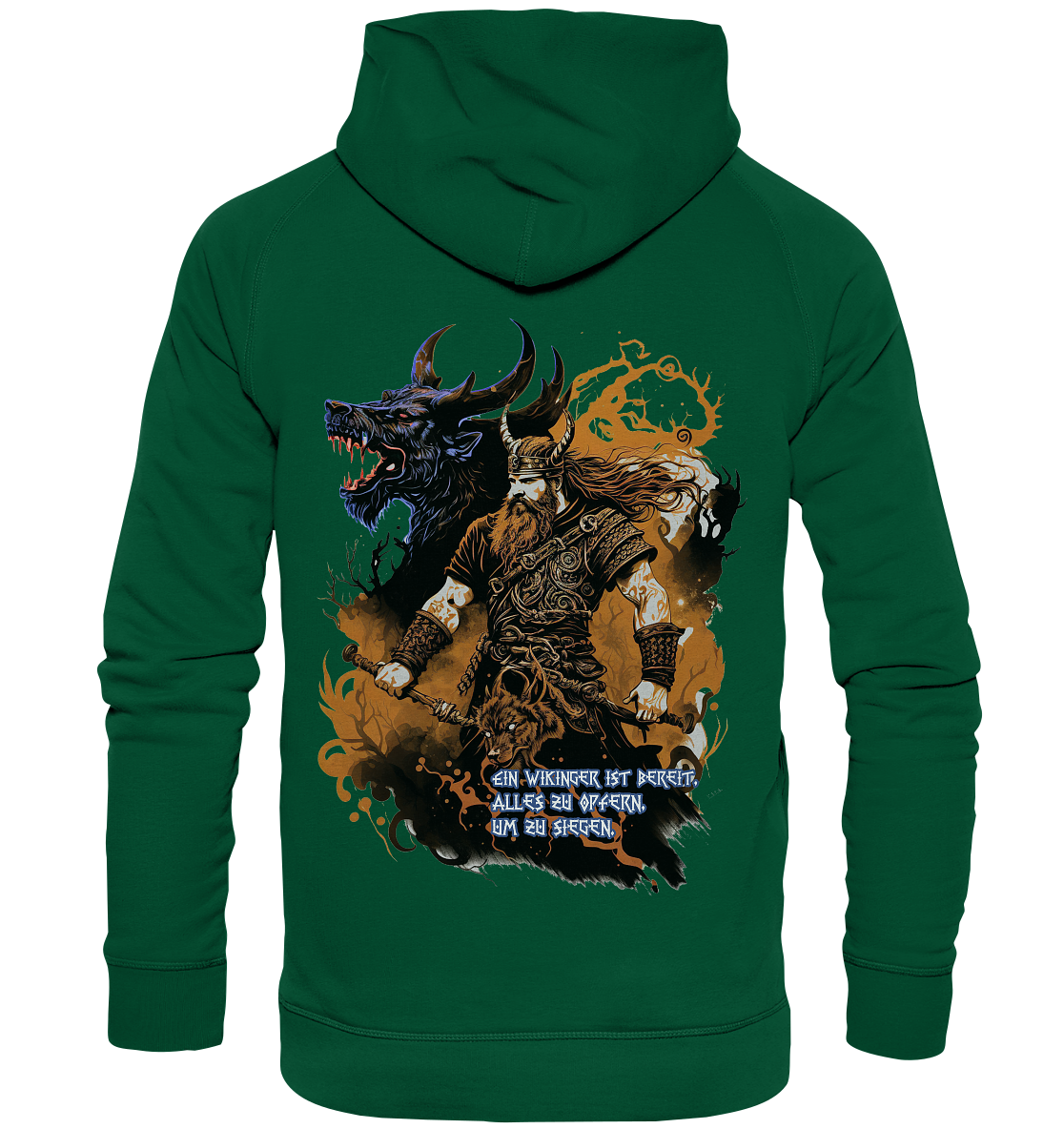 Wikinger Ist Bereit Alles Zu Opfern - Basic Unisex Hoodie