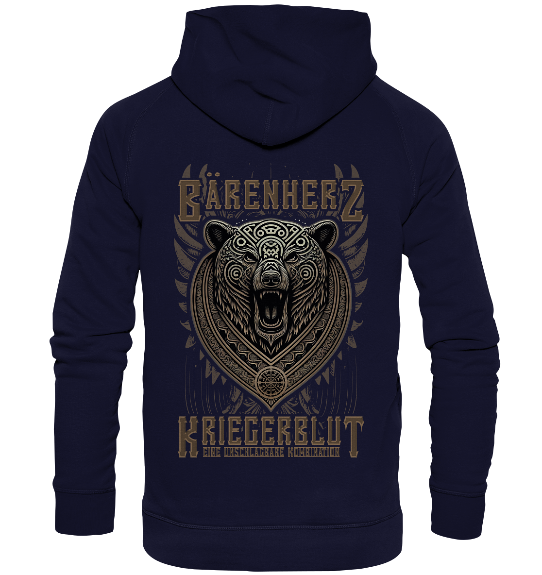 Bärenherz Kriegerblut - Basic Unisex Hoodie
