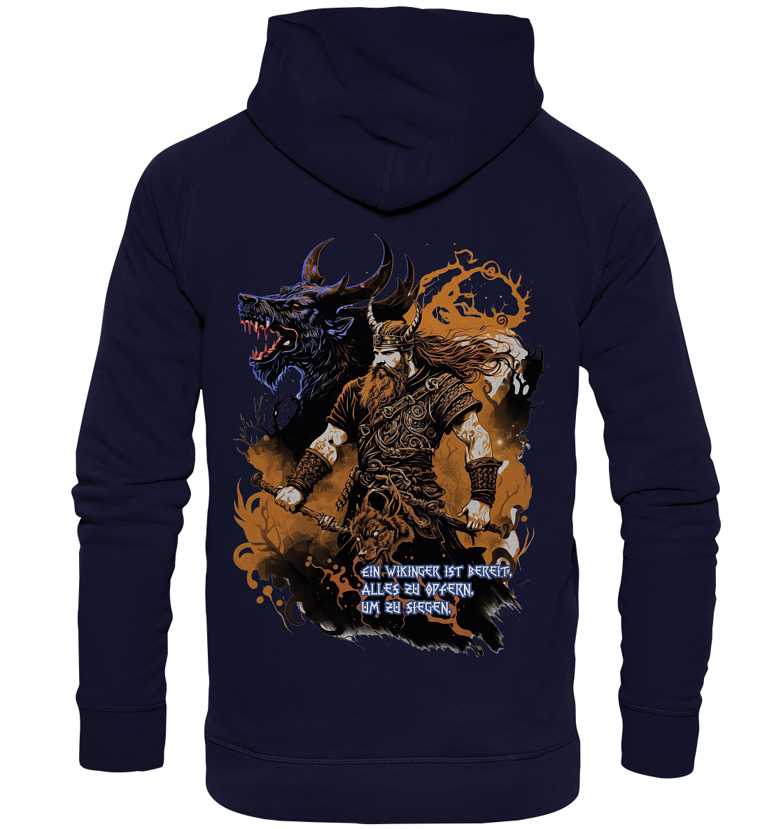 Wikinger Ist Bereit Alles Zu Opfern - Basic Unisex Hoodie