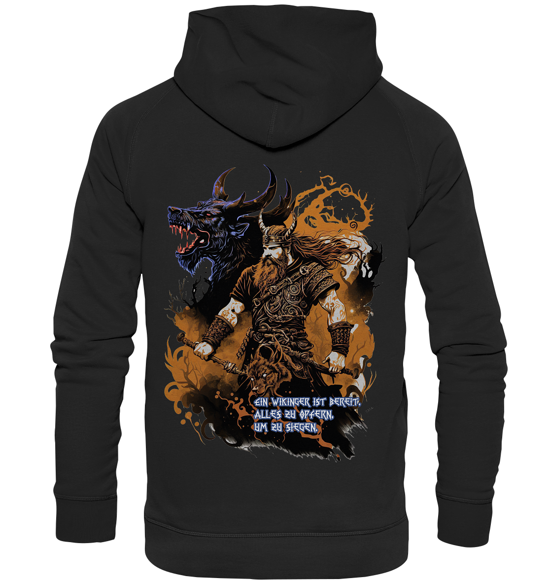 Wikinger Ist Bereit Alles Zu Opfern - Basic Unisex Hoodie