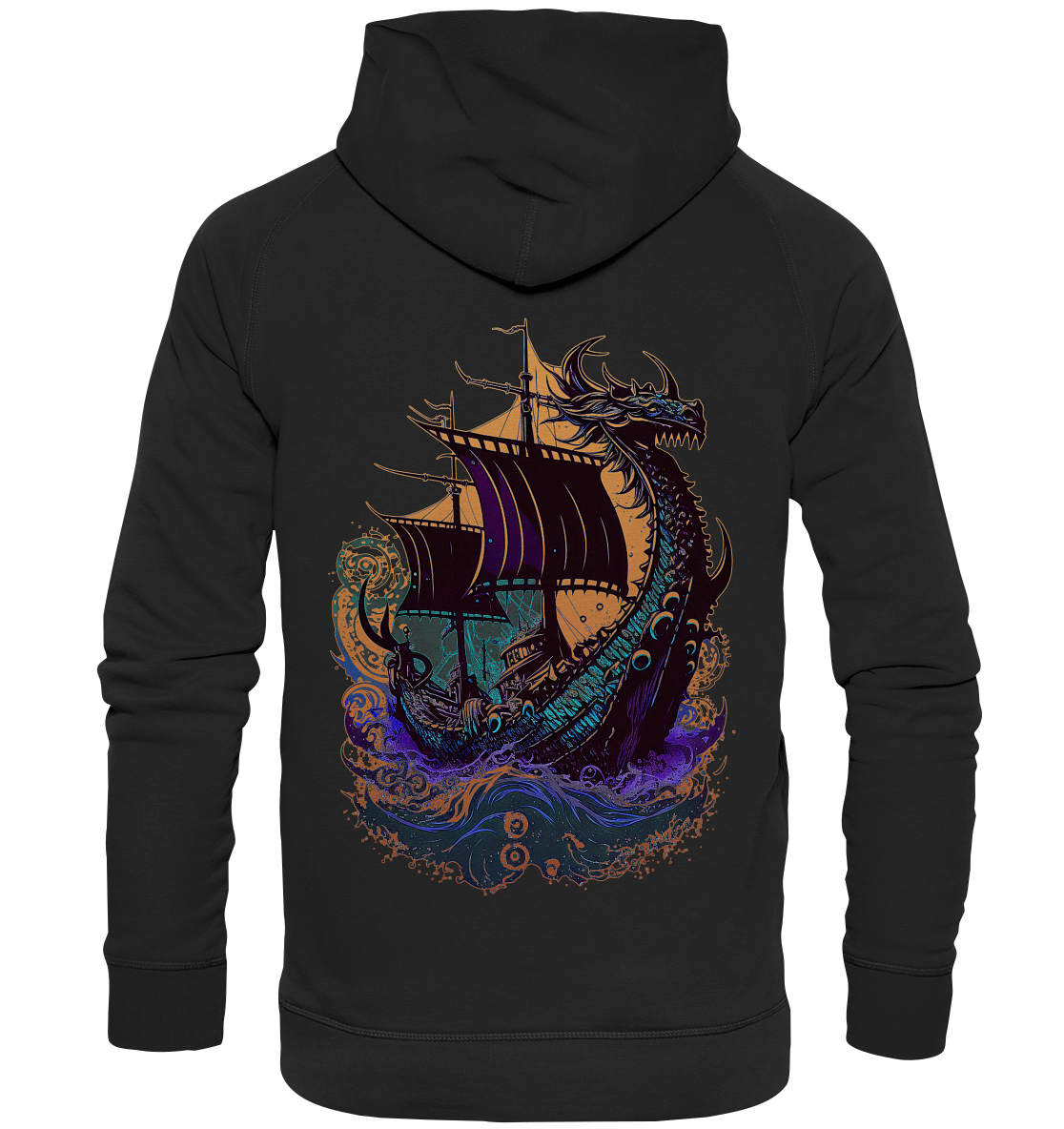 Wikinger Drachenschiff - Basic Unisex Hoodie