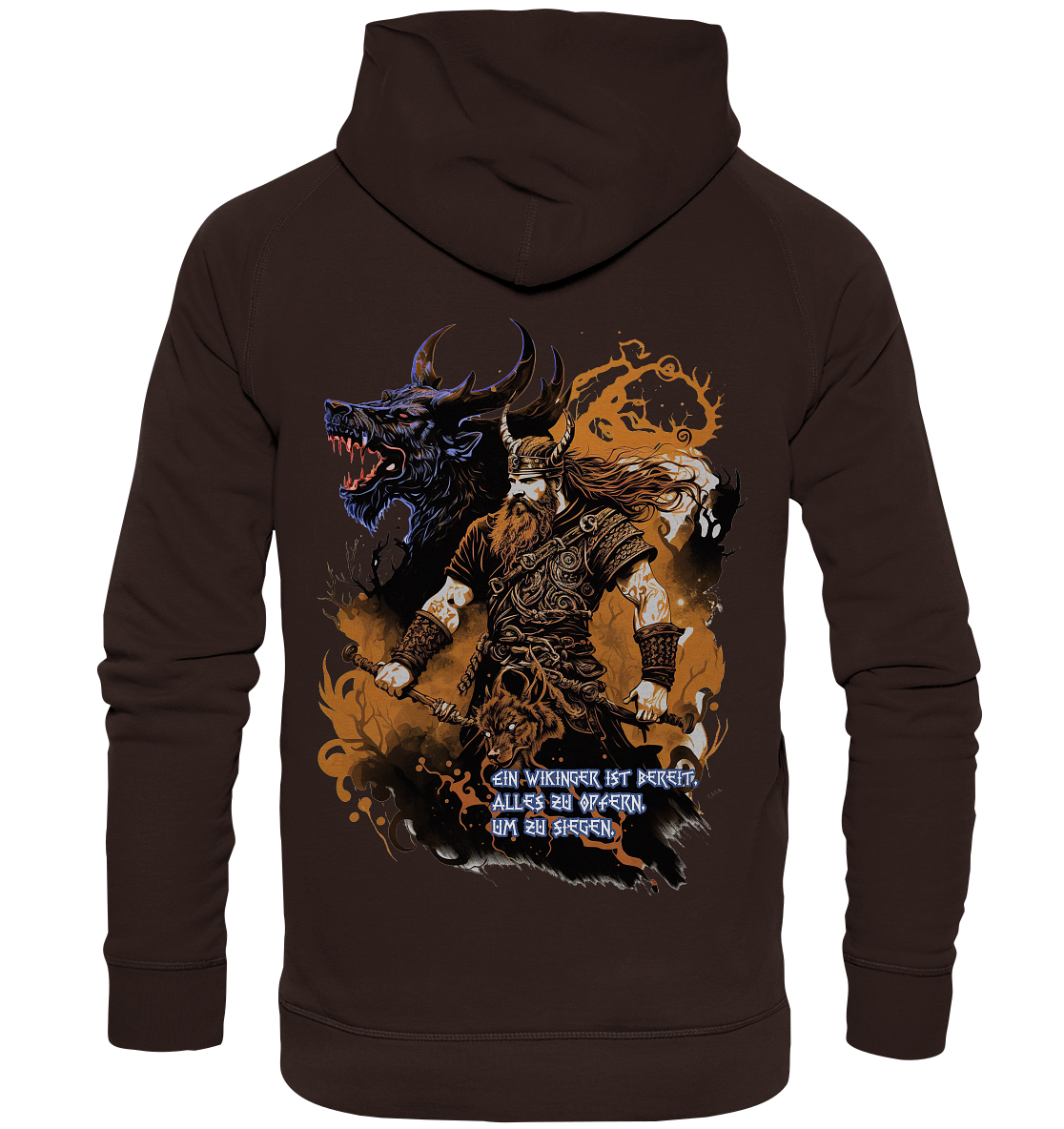 Wikinger Ist Bereit Alles Zu Opfern - Basic Unisex Hoodie