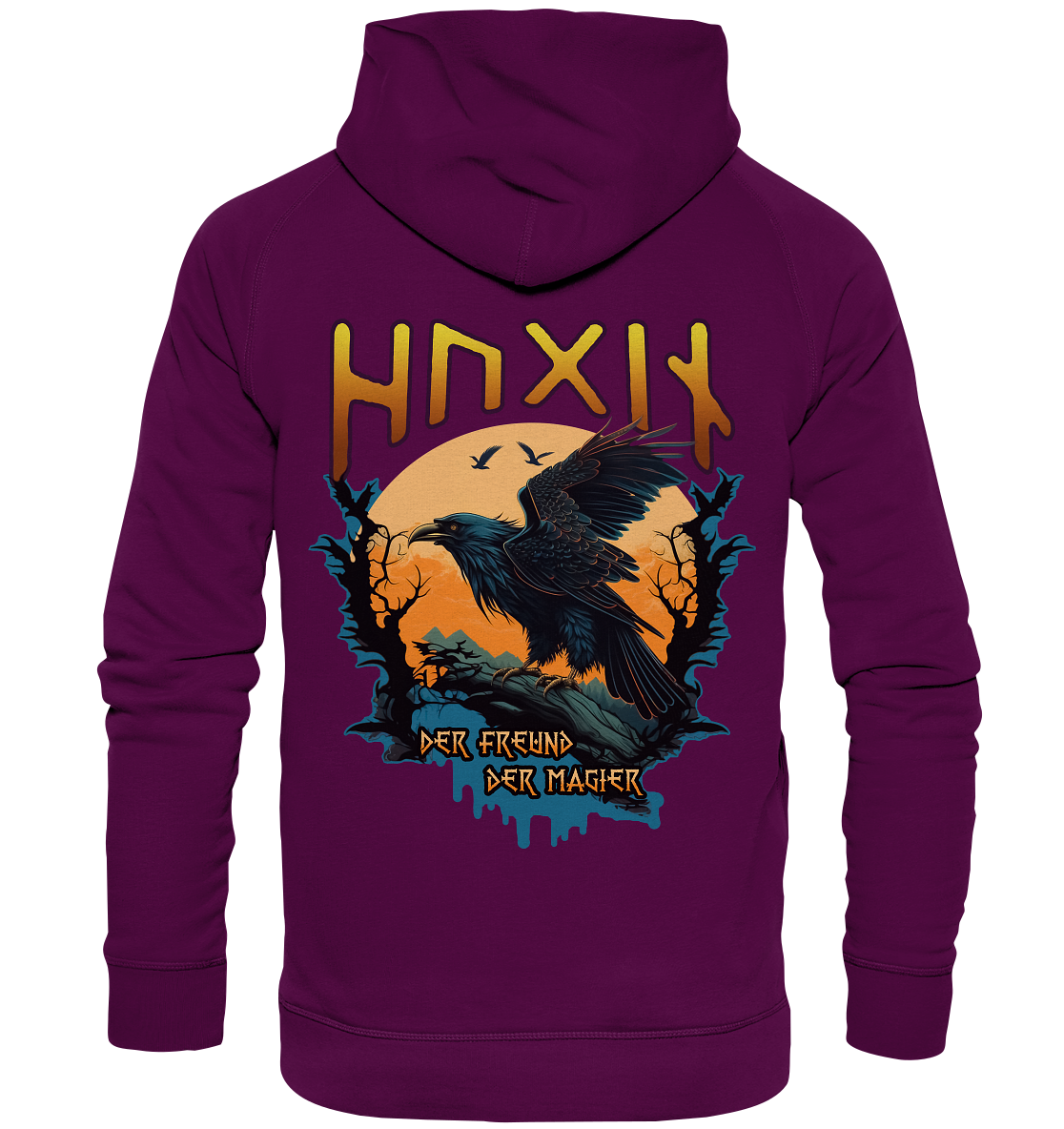 Hugin Der Freund Der Magier - Basic Unisex Hoodie