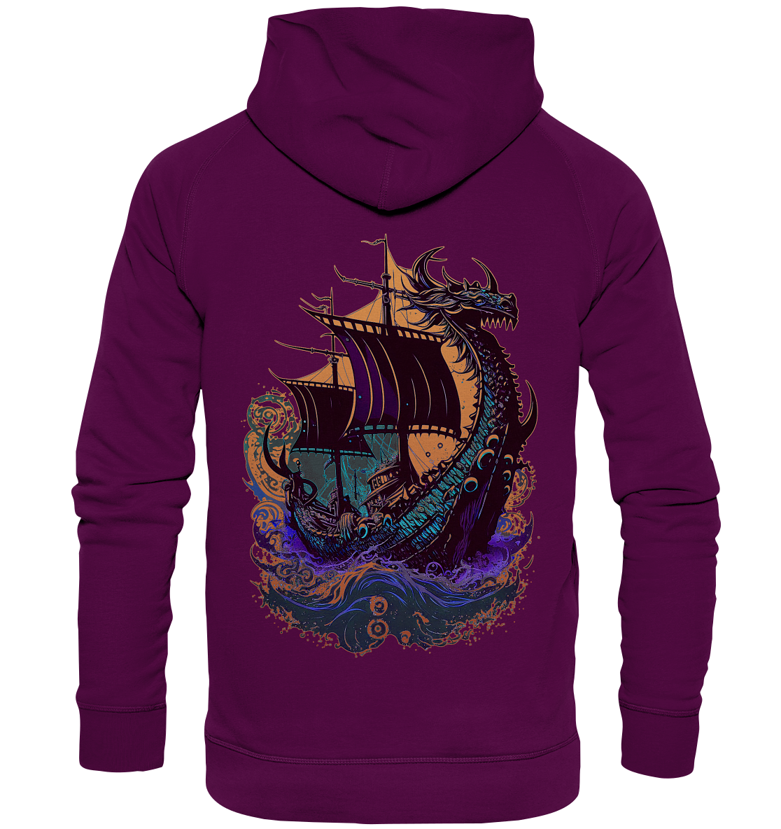 Wikinger Drachenschiff - Basic Unisex Hoodie