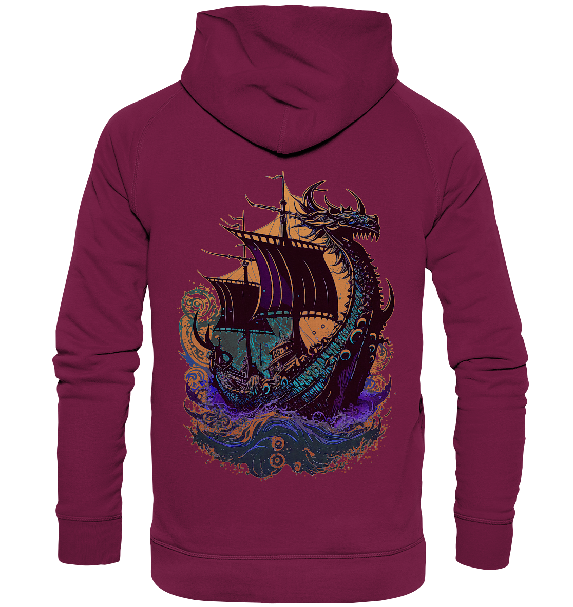 Wikinger Drachenschiff - Basic Unisex Hoodie