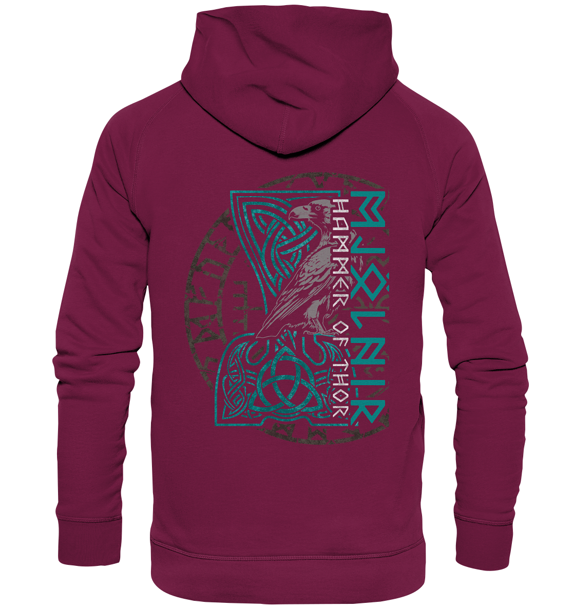Mjölnir Hammer of Thor - Basic Unisex Hoodie