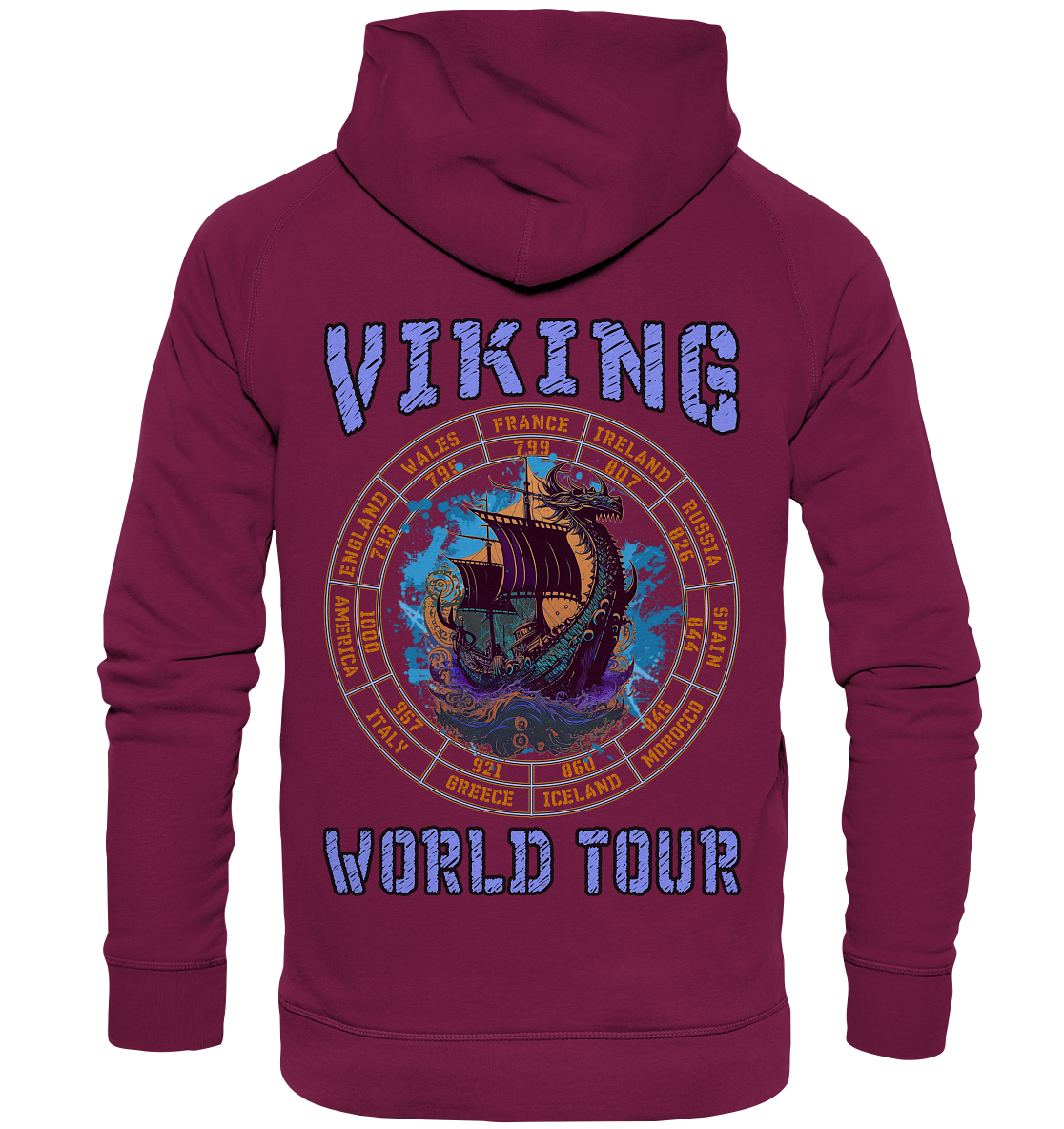 Wikinger Welttournee - Basic Unisex Hoodie
