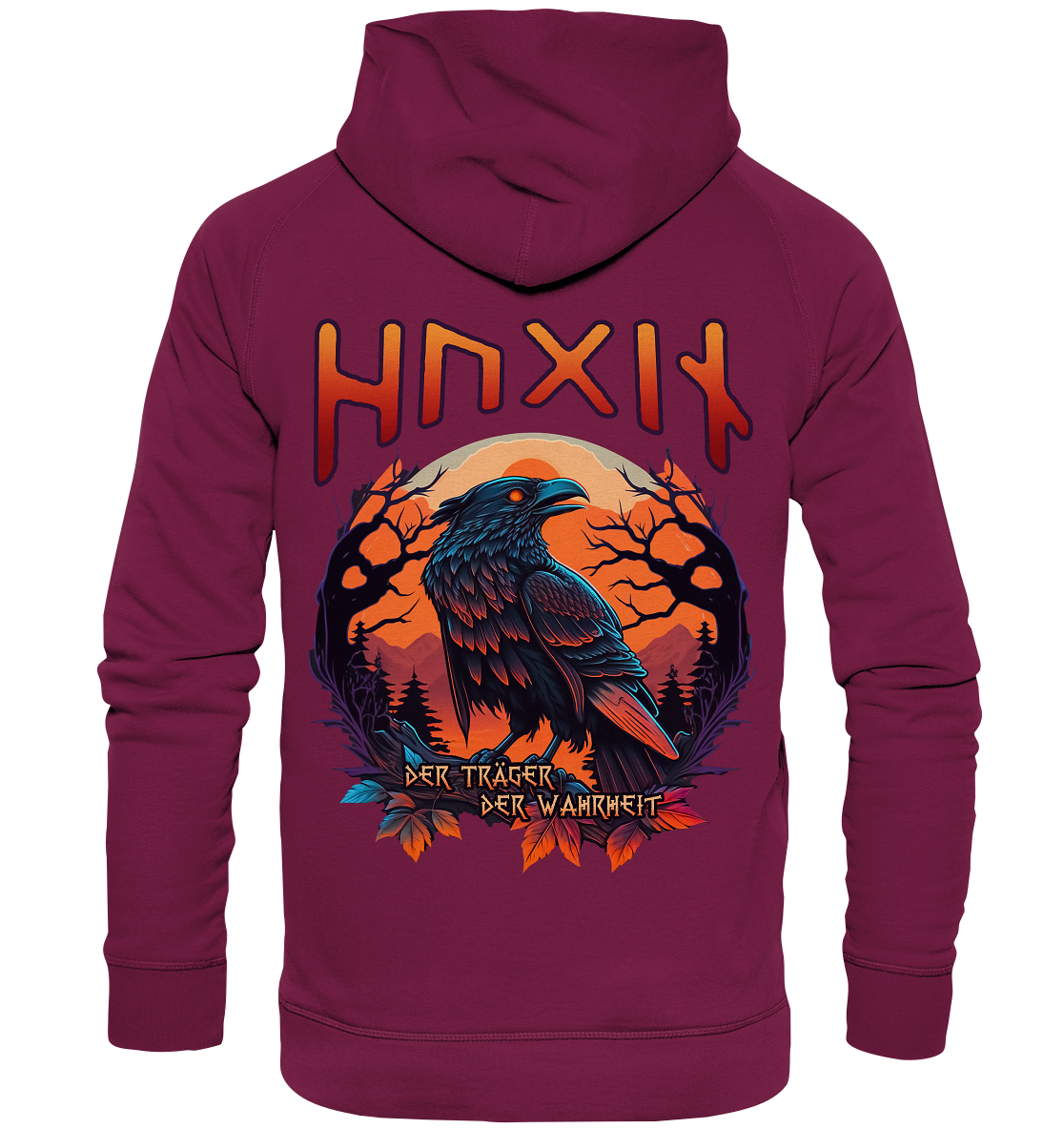 Hugin Der Träger Der Wahrheit - Basic Unisex Hoodie