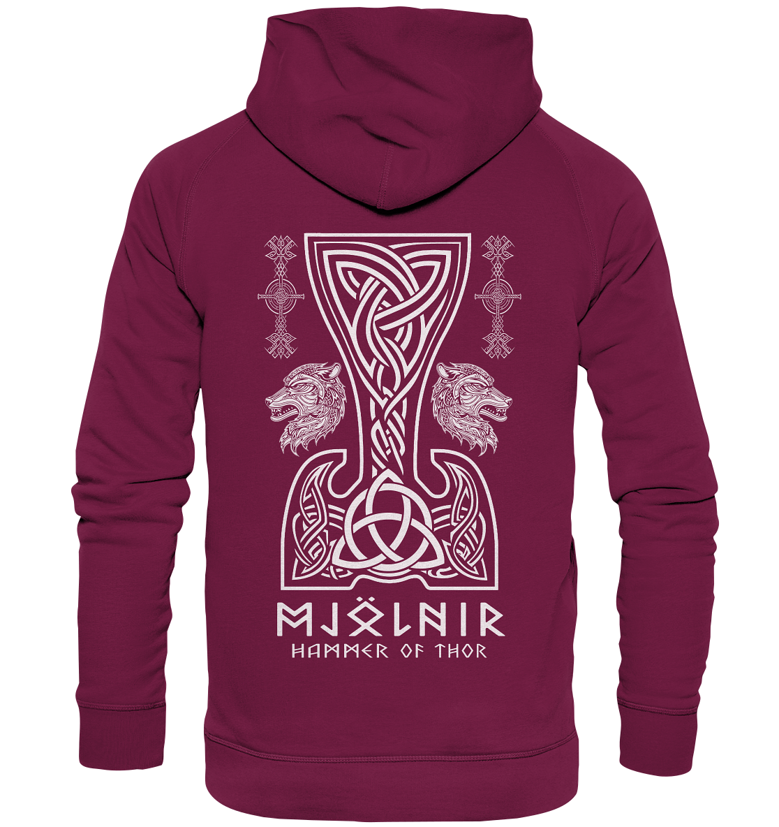 Mjölnir Hammer of Thor - Basic Unisex Hoodie