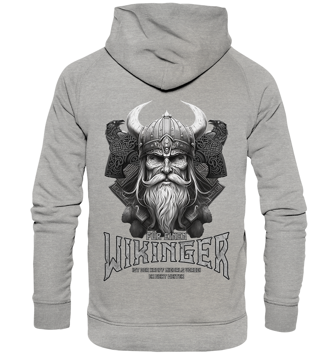 Wikinger Rabe - Basic Unisex Hoodie