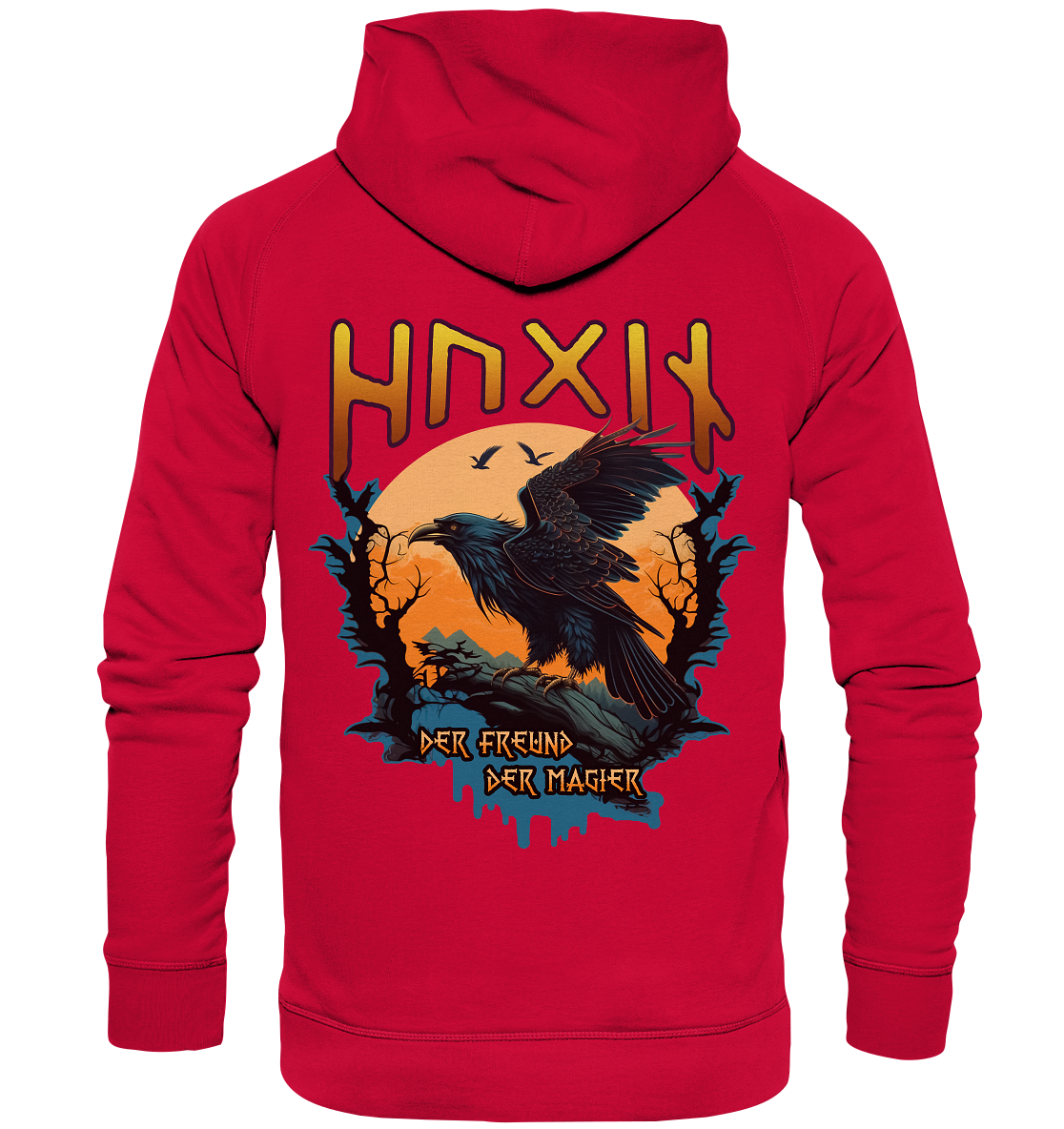 Hugin Der Freund Der Magier - Basic Unisex Hoodie