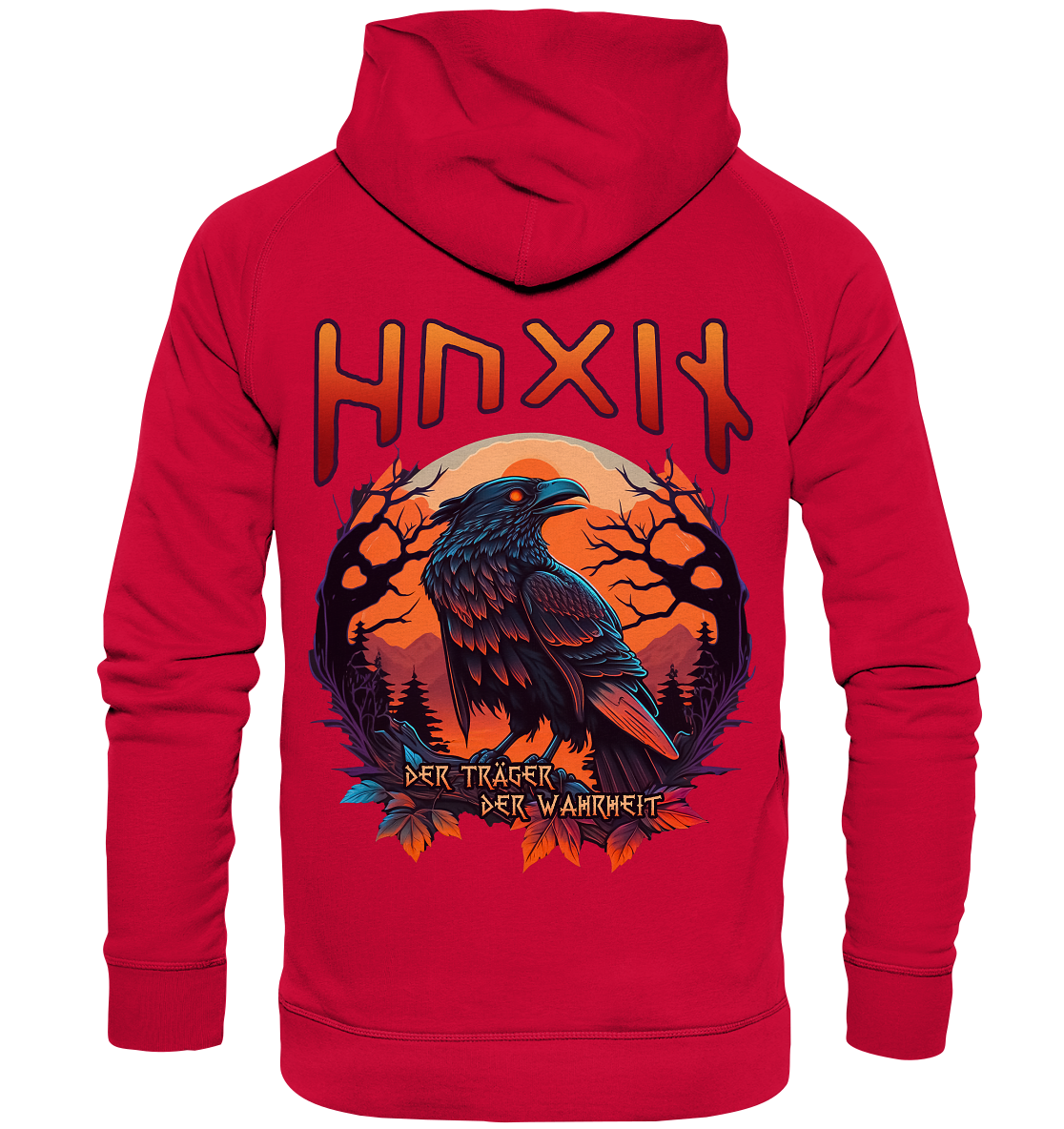 Hugin Der Träger Der Wahrheit - Basic Unisex Hoodie