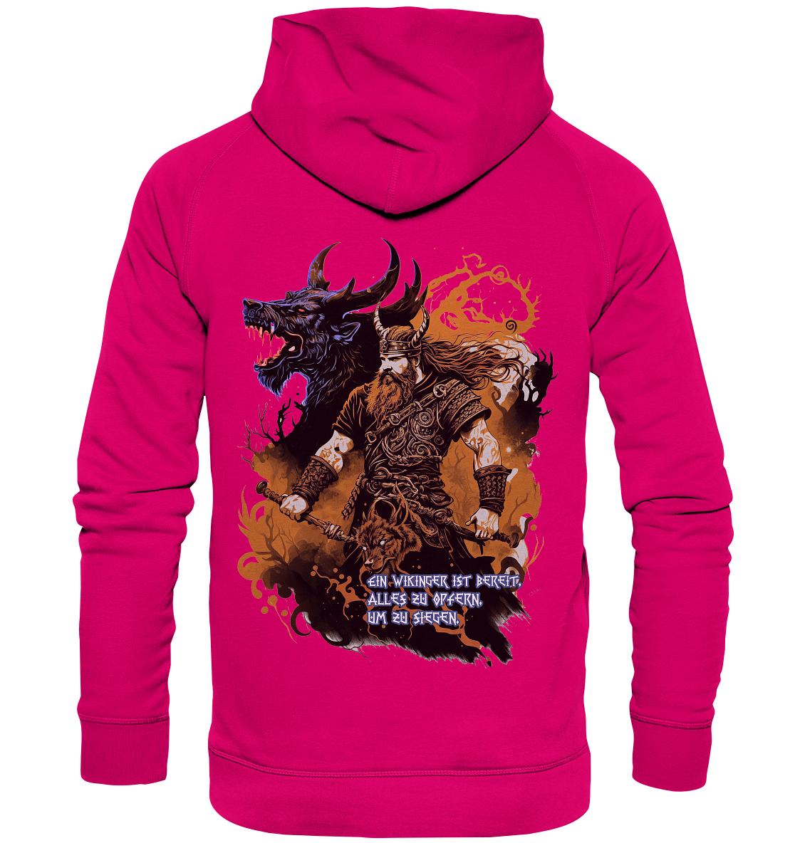 Wikinger Ist Bereit Alles Zu Opfern - Basic Unisex Hoodie