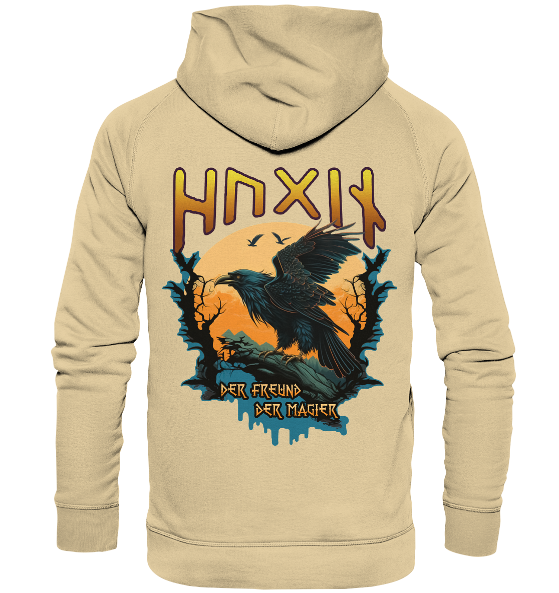 Hugin Der Freund Der Magier - Basic Unisex Hoodie