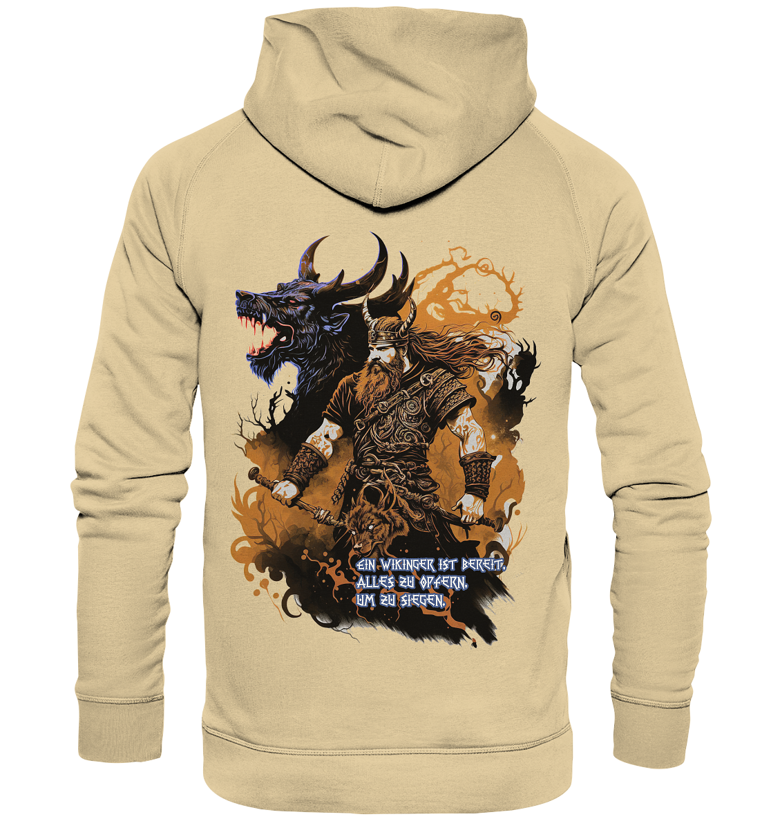 Wikinger Ist Bereit Alles Zu Opfern - Basic Unisex Hoodie