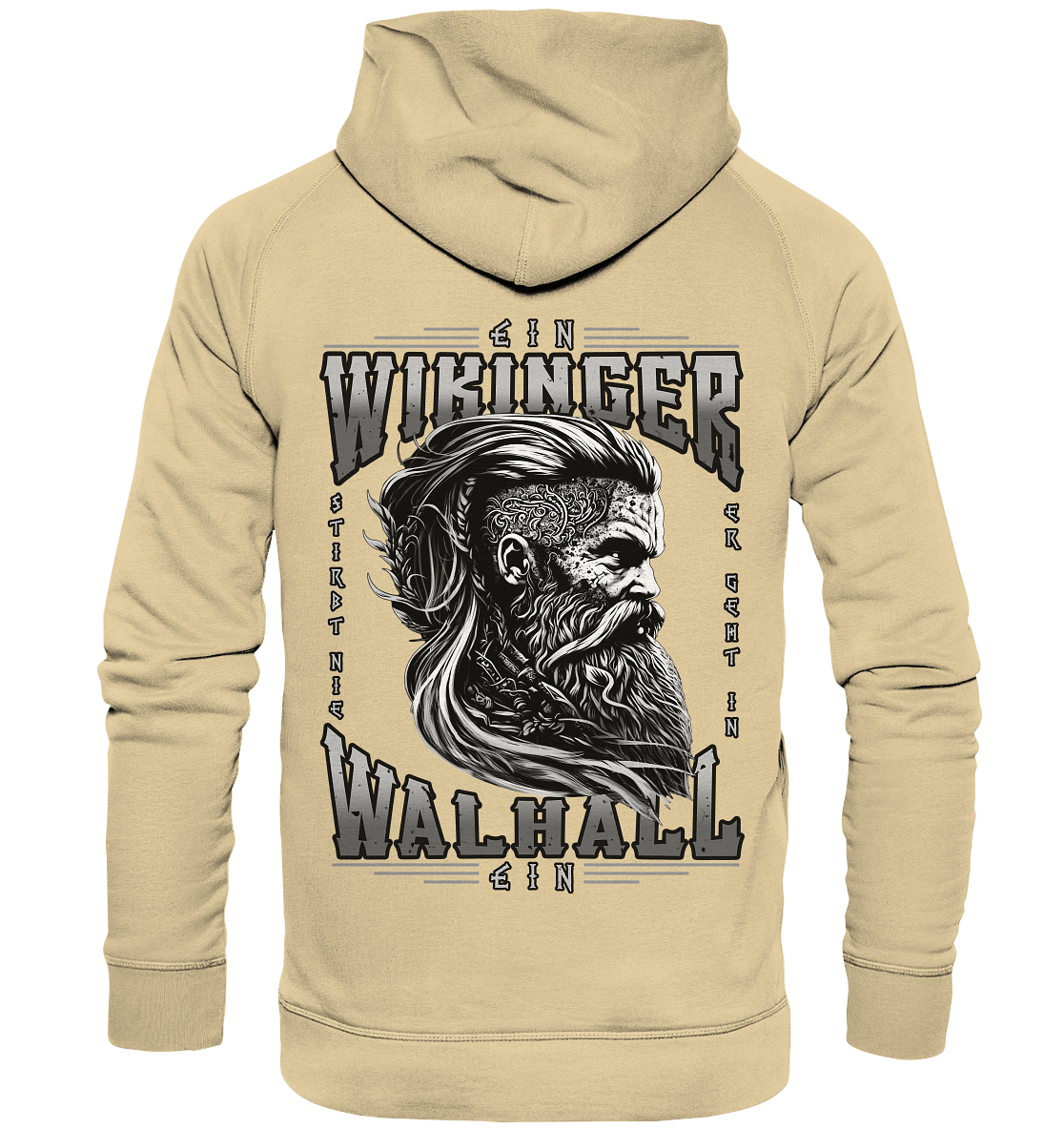 Ein Wikinger Stirbt Nie - Basic Unisex Hoodie