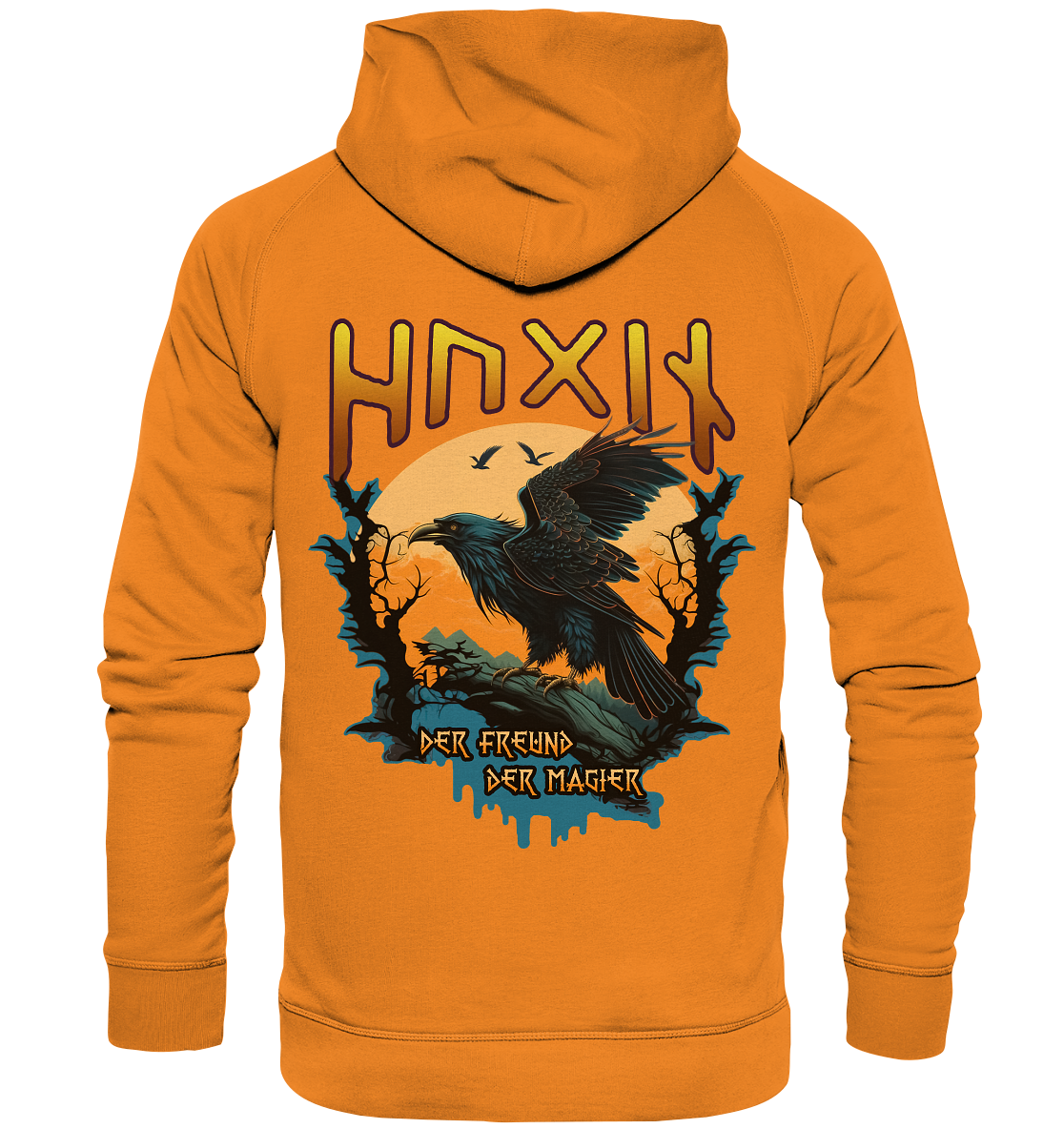 Hugin Der Freund Der Magier - Basic Unisex Hoodie