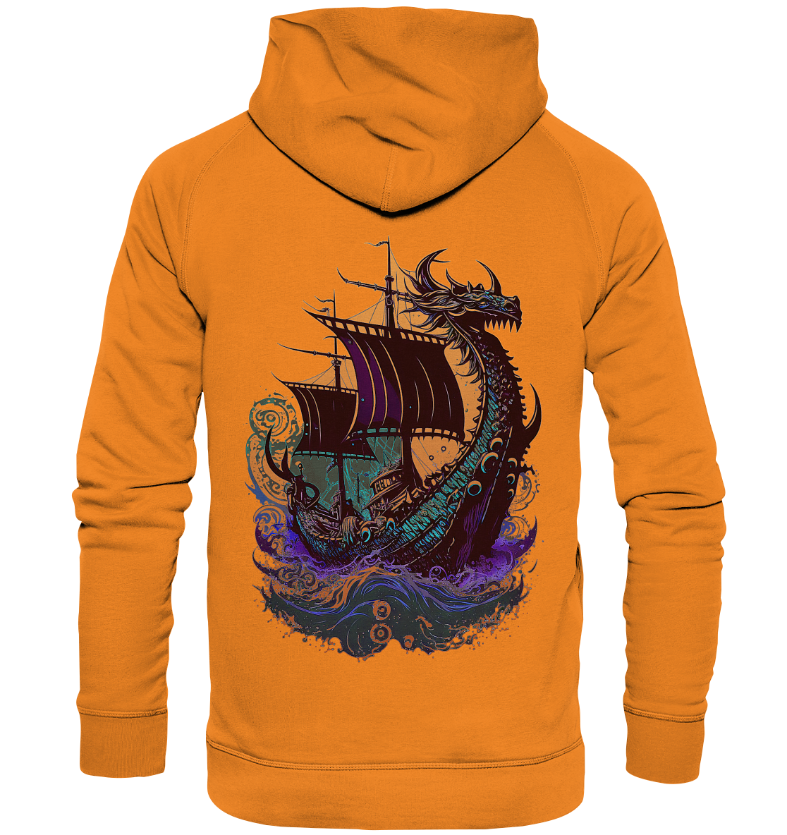 Wikinger Drachenschiff - Basic Unisex Hoodie