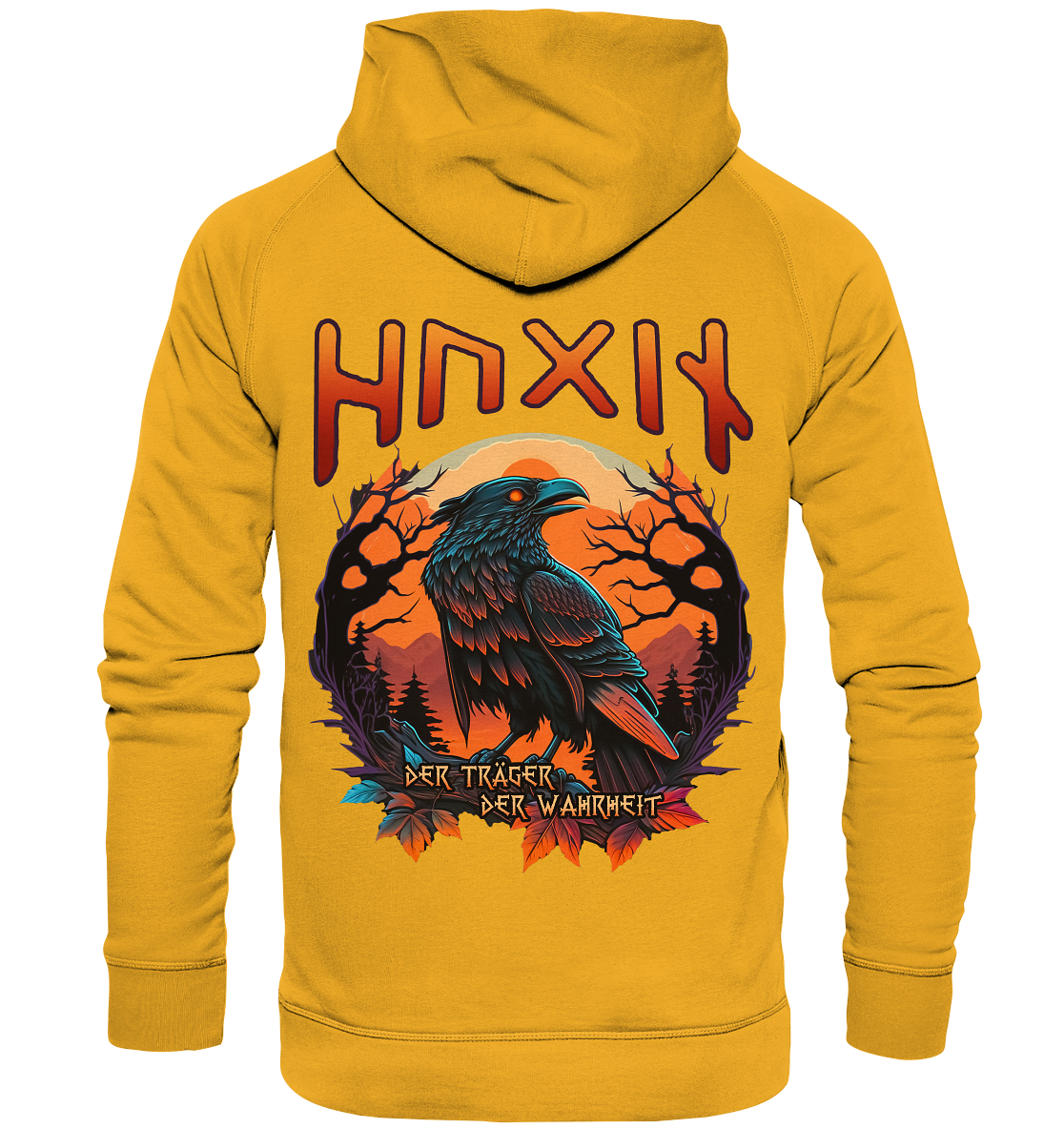 Hugin Der Träger Der Wahrheit - Basic Unisex Hoodie