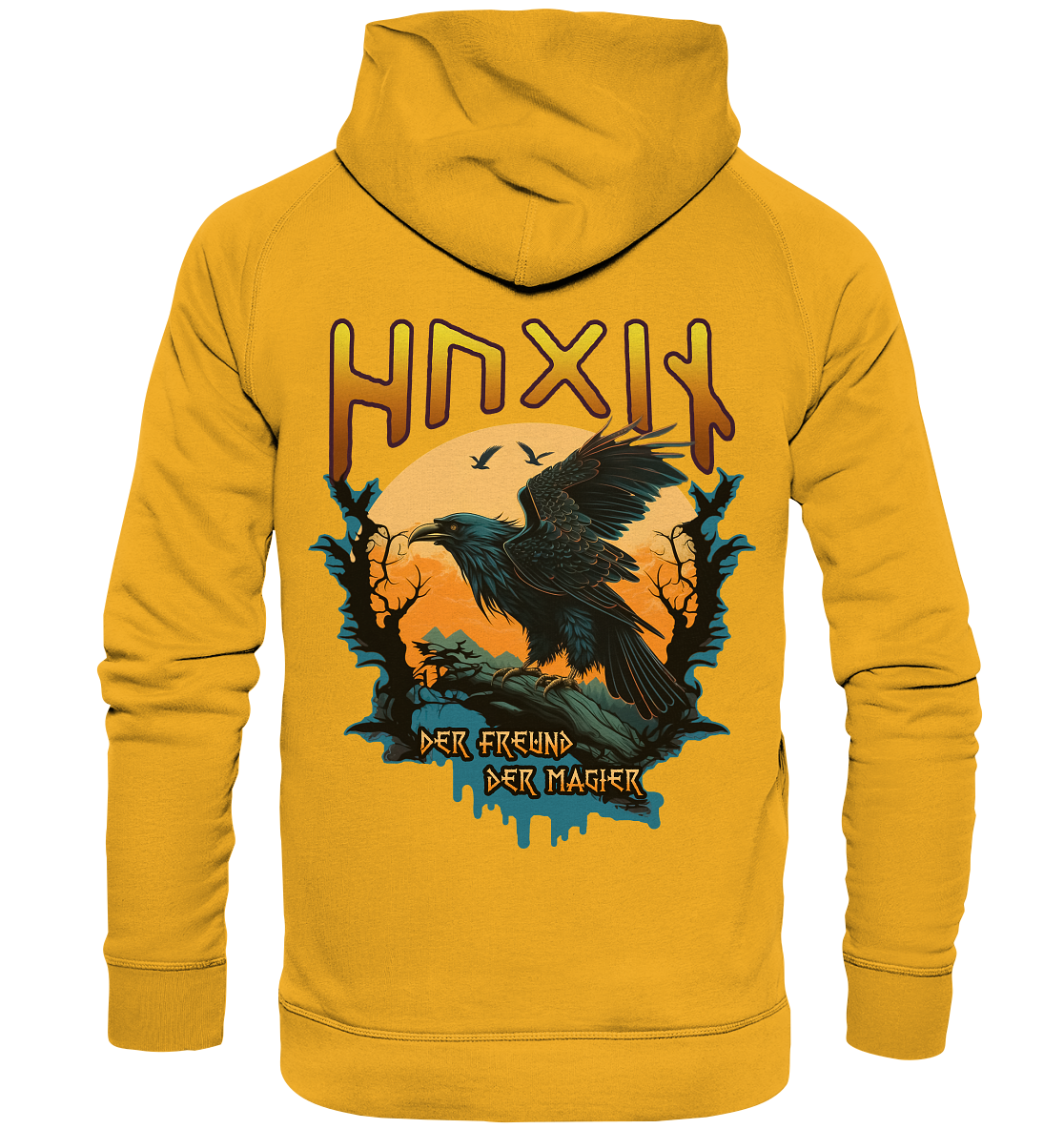 Hugin Der Freund Der Magier - Basic Unisex Hoodie