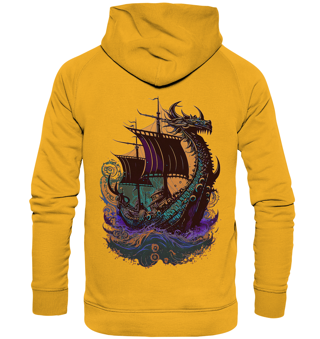 Wikinger Drachenschiff - Basic Unisex Hoodie