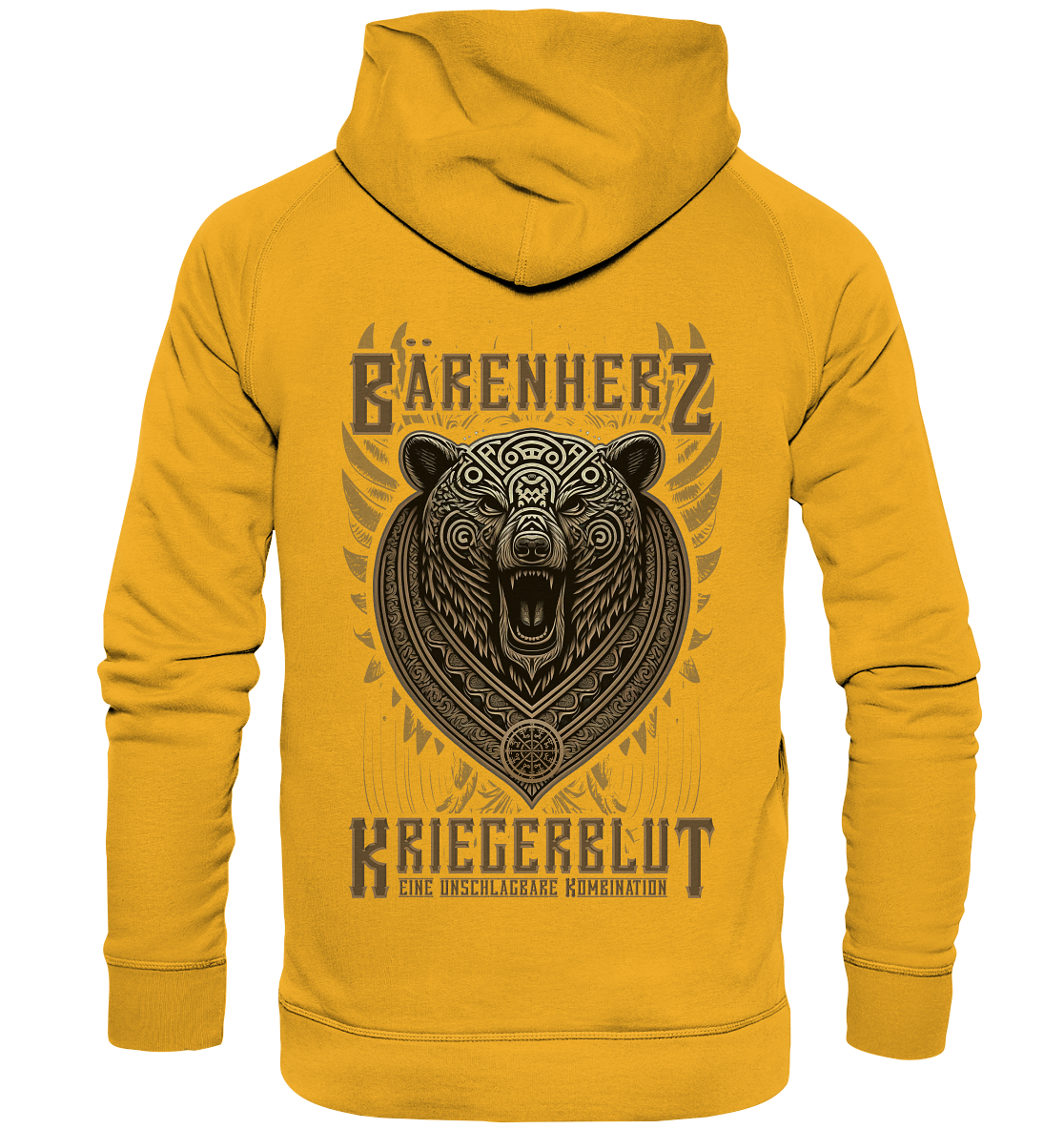 Bärenherz Kriegerblut - Basic Unisex Hoodie