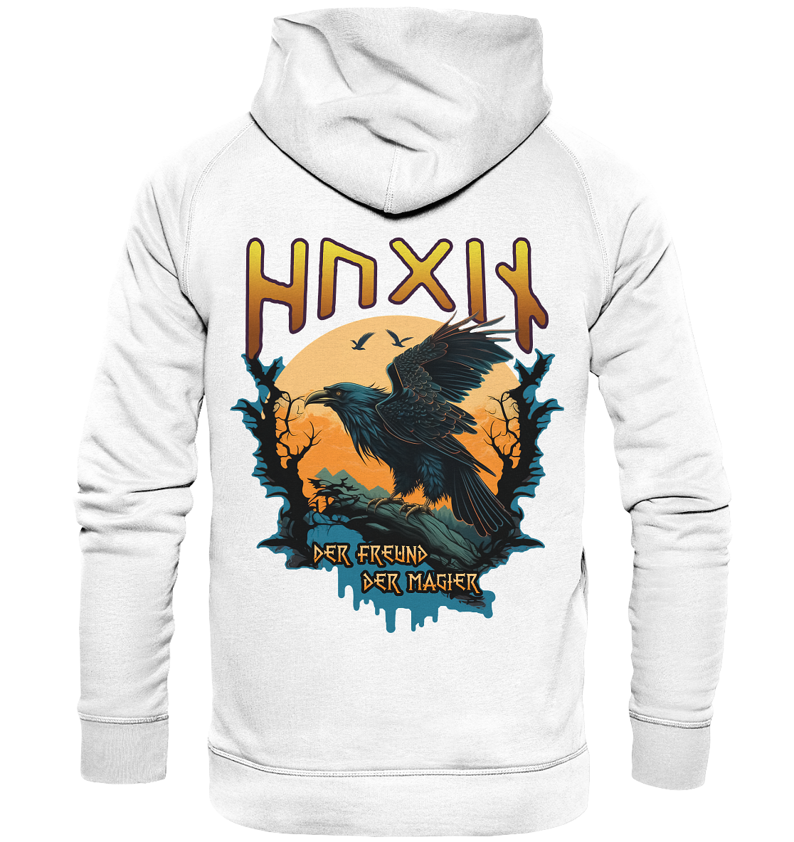 Hugin Der Freund Der Magier - Basic Unisex Hoodie