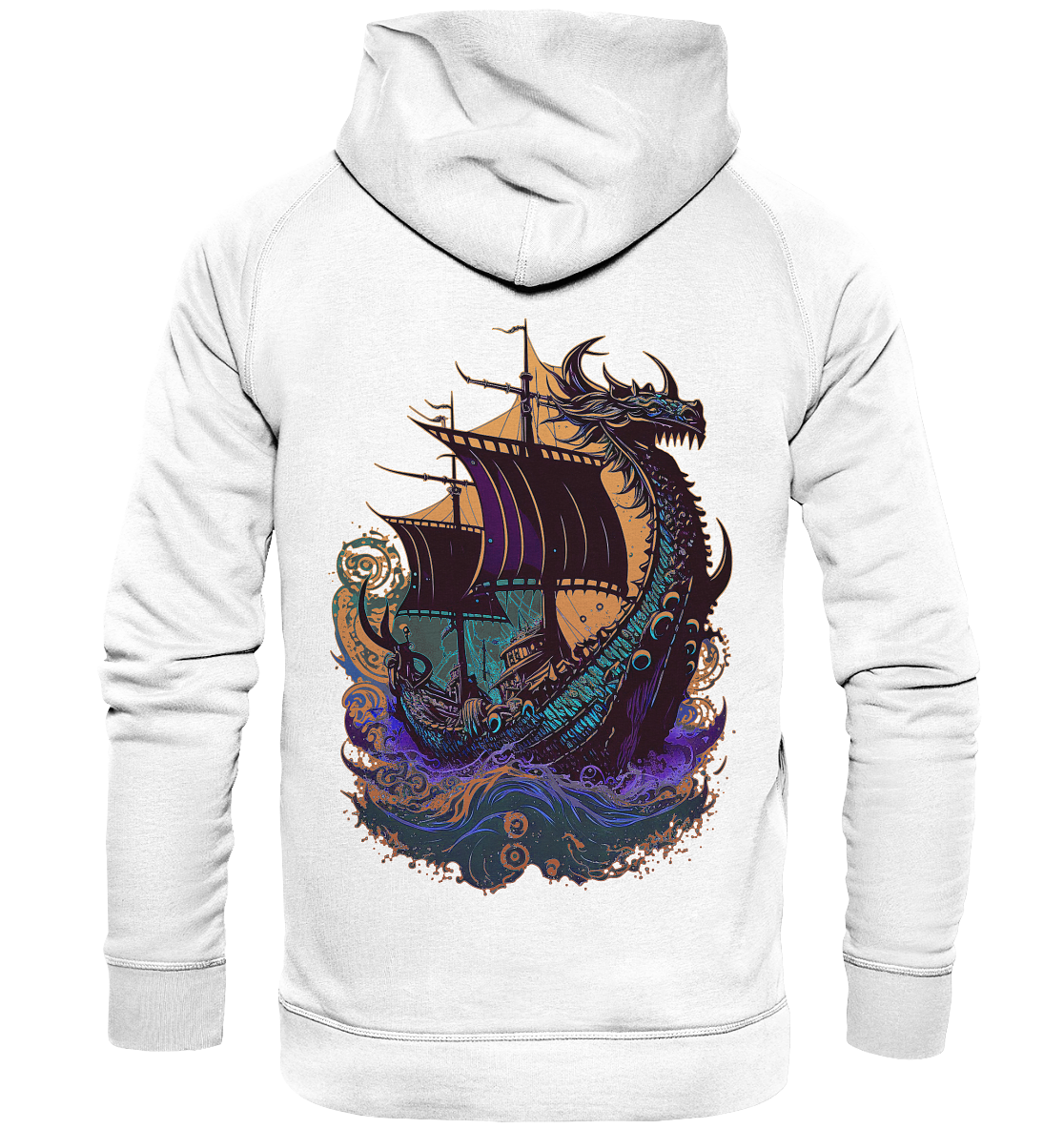 Wikinger Drachenschiff - Basic Unisex Hoodie