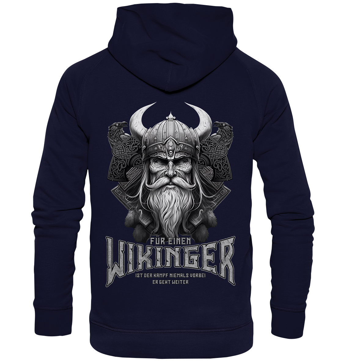 Wikinger Rabe - Basic Unisex Hoodie XL