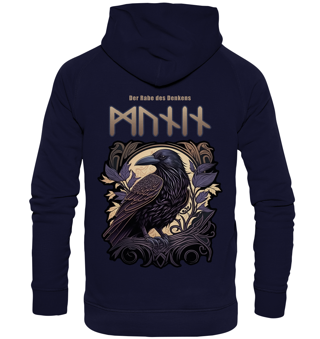 Munin Der Rabe Des Denkes - Basic Unisex Hoodie XL