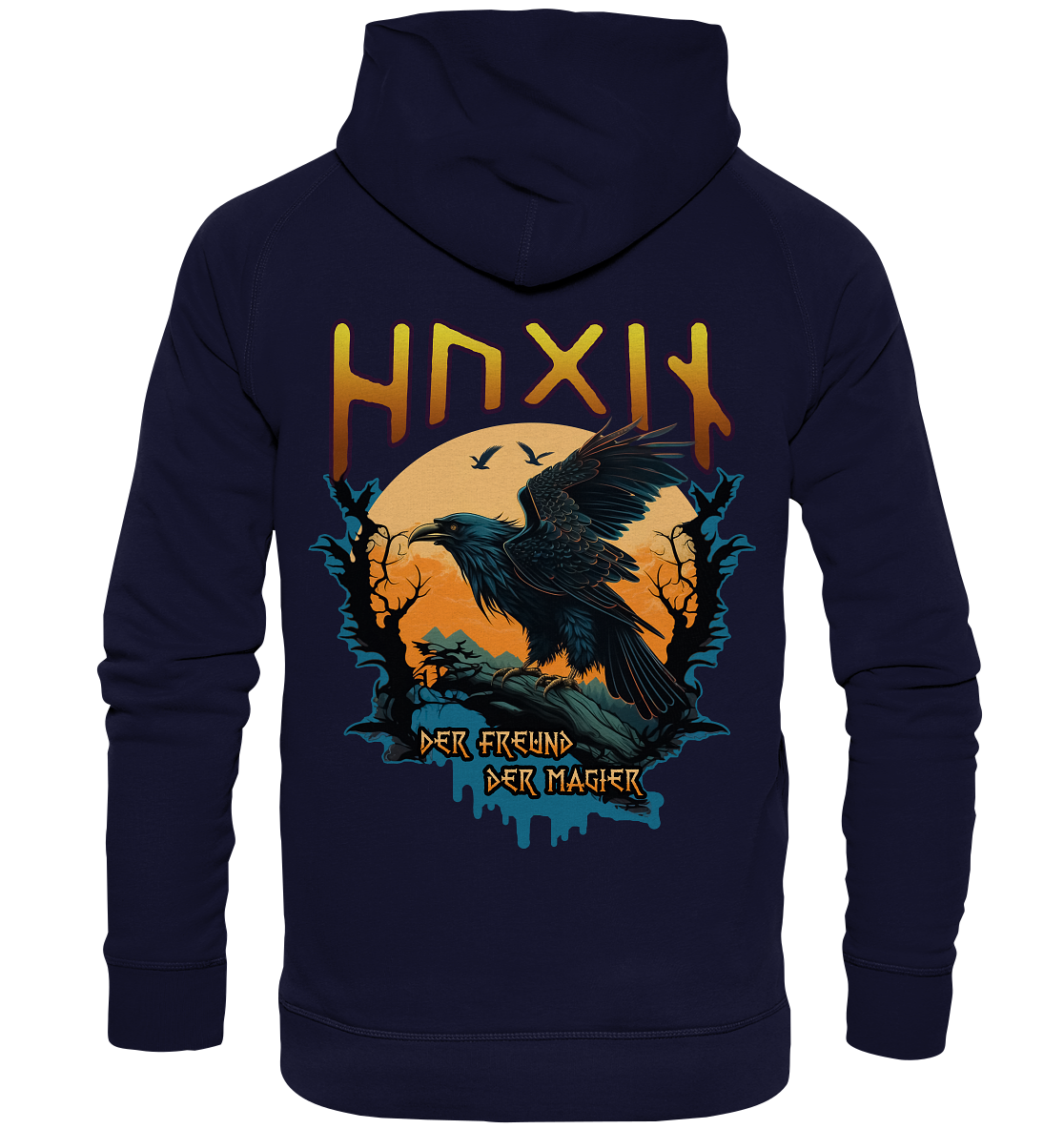 Hugin Der Freund Der Magier - Basic Unisex Hoodie XL