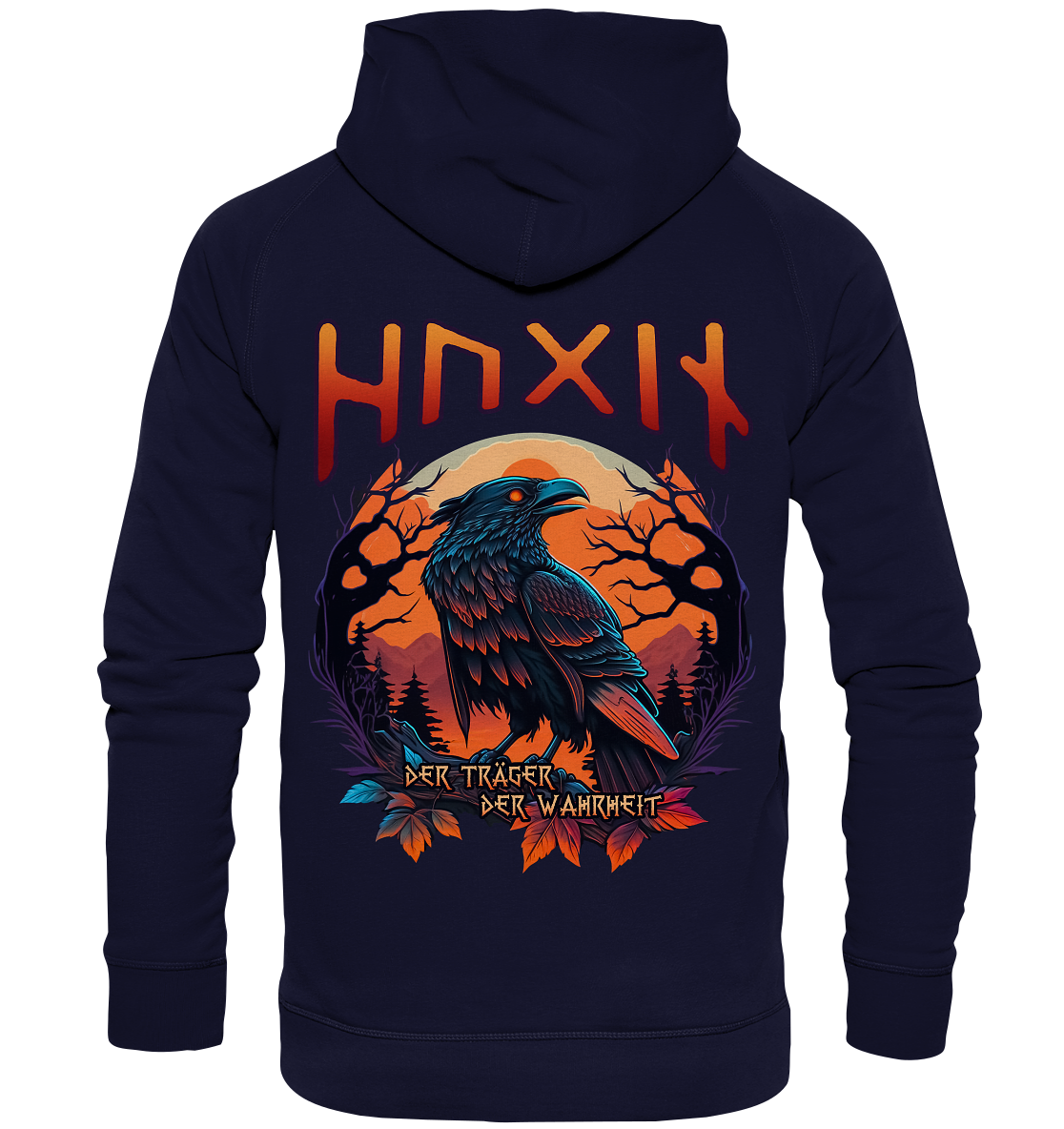 Hugin Der Träger Der Wahrheit - Basic Unisex Hoodie XL