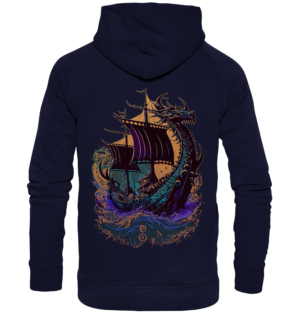 Wikinger Drachenschiff - Basic Unisex Hoodie XL