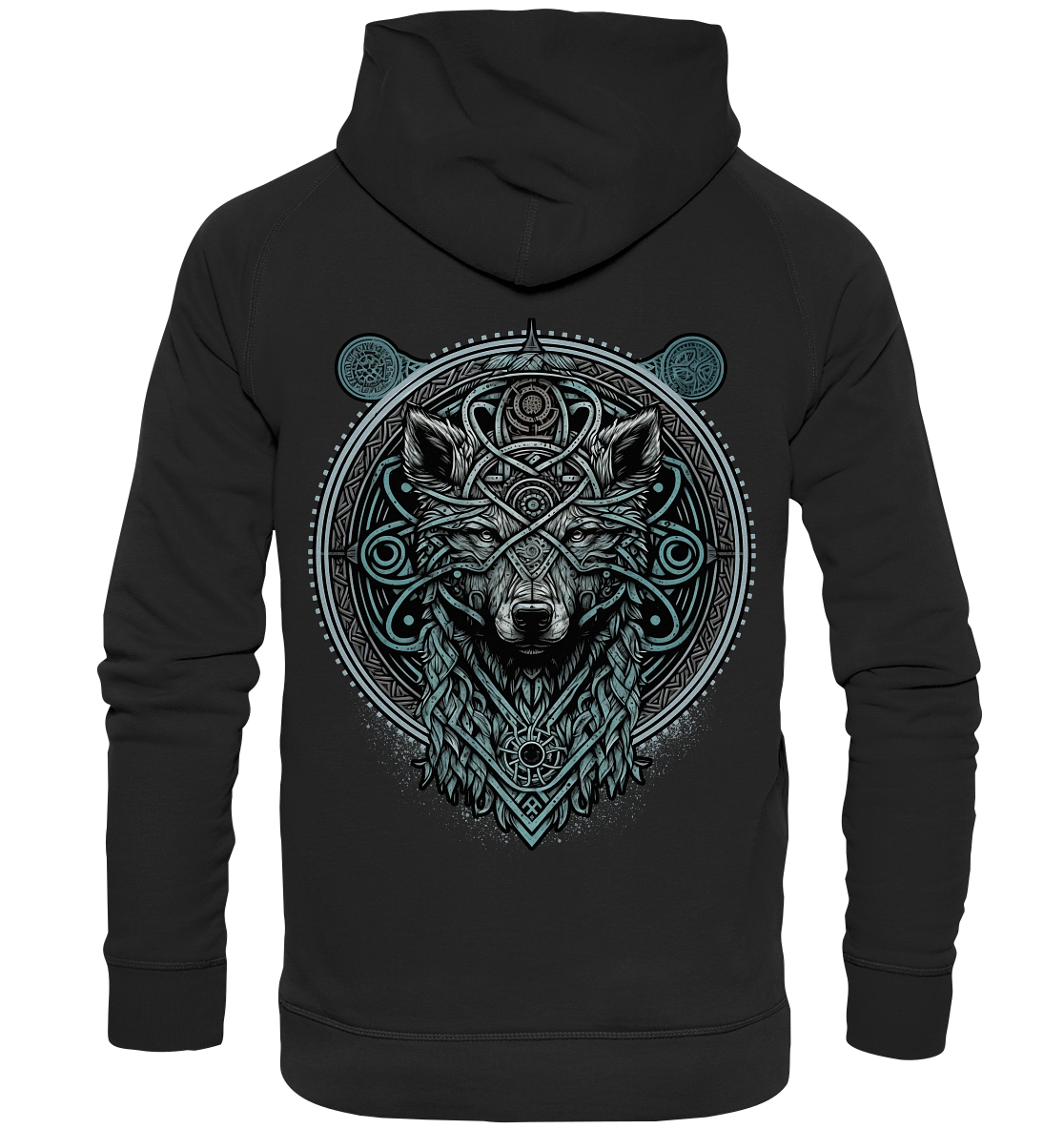 Nordic Wolf - Basic Unisex Hoodie XL