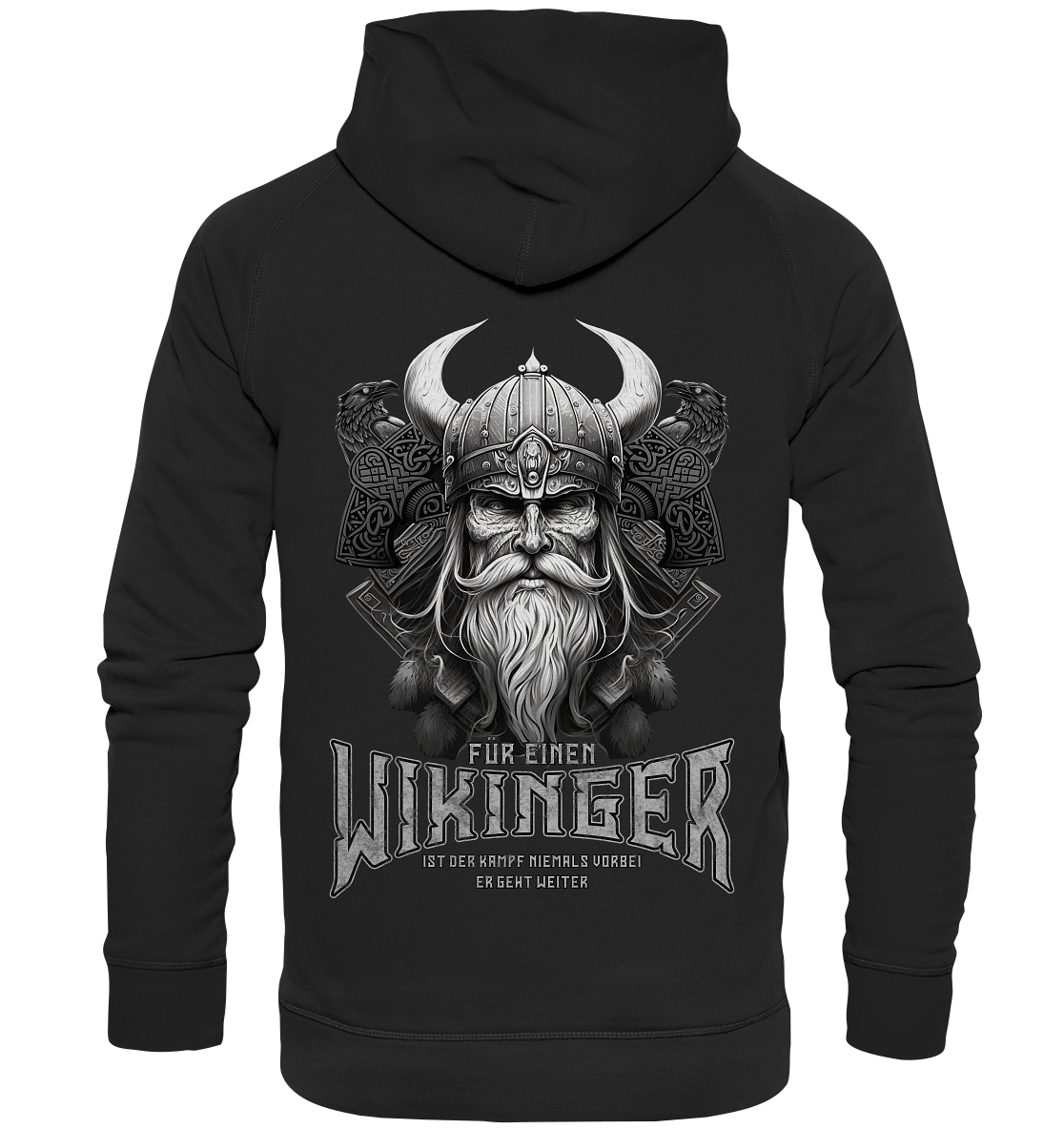 Wikinger Rabe - Basic Unisex Hoodie XL