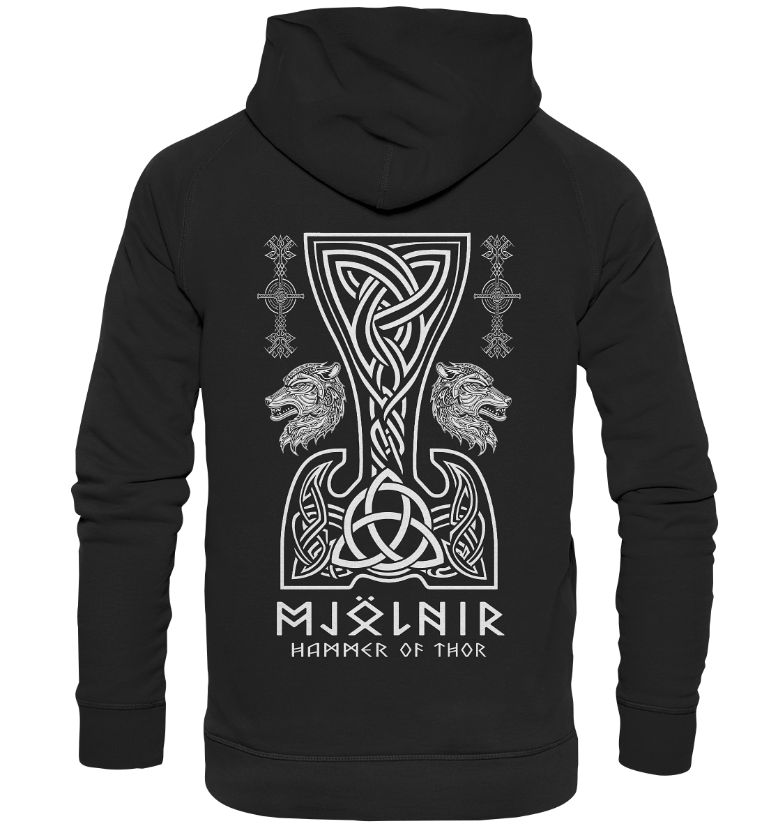 Mjölnir Hammer of Thor - Basic Unisex Hoodie XL