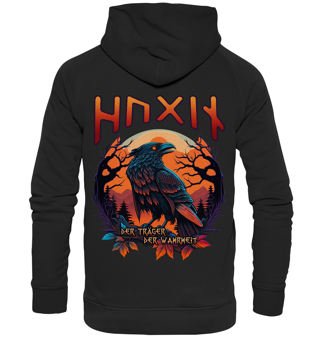 Hugin Der Träger Der Wahrheit - Basic Unisex Hoodie XL