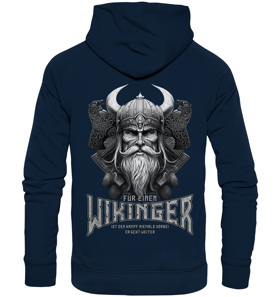 Wikinger Rabe - Organic Basic Hoodie