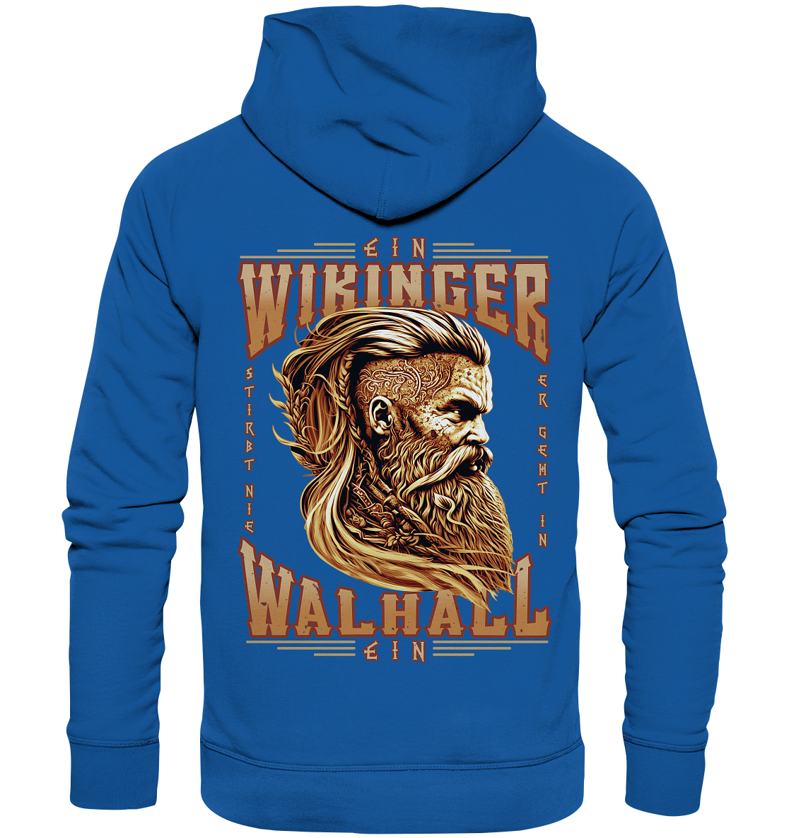 Ein Wikinger Stirbt Nie - Organic Basic Hoodie
