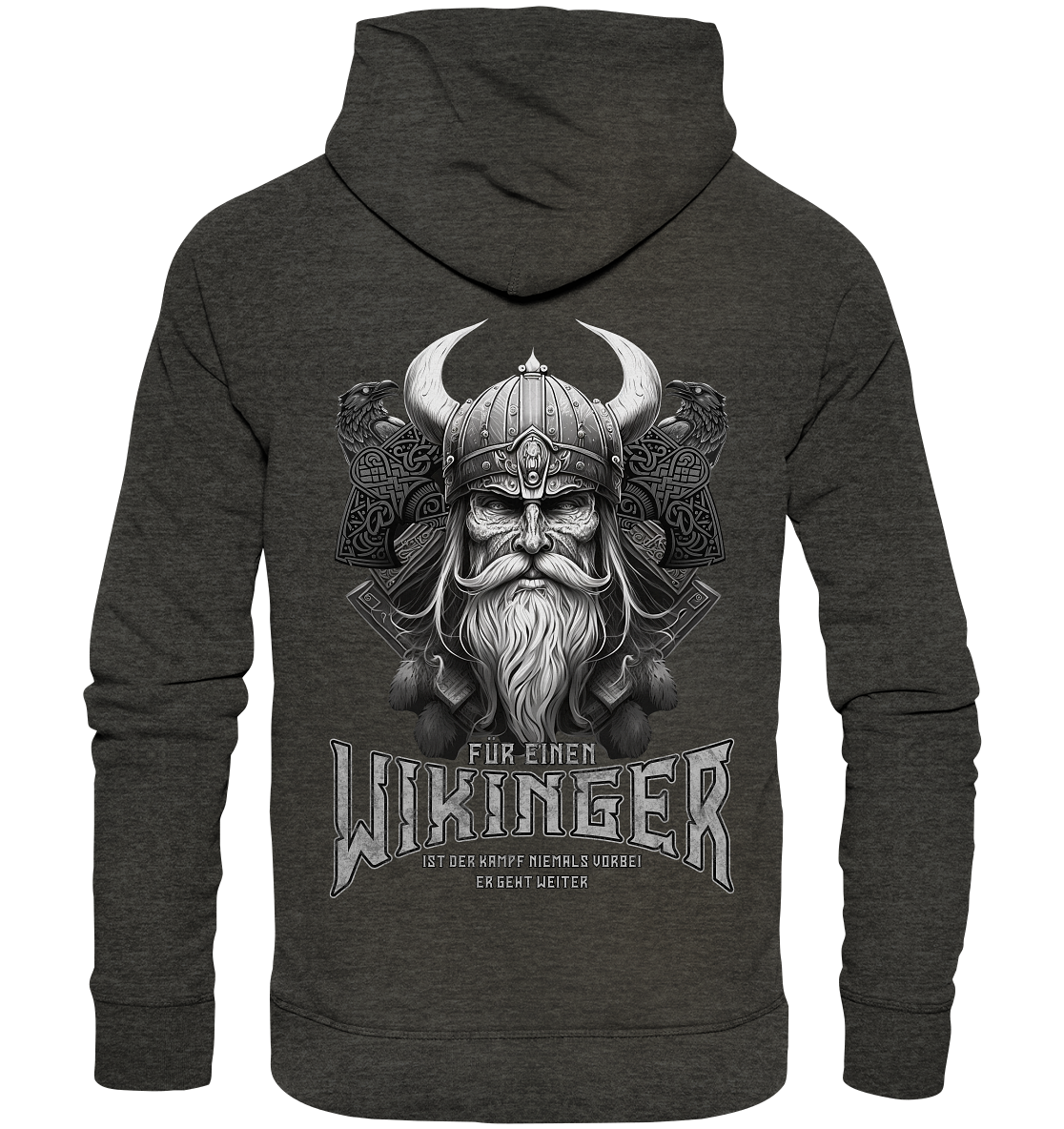 Wikinger Rabe - Organic Basic Hoodie