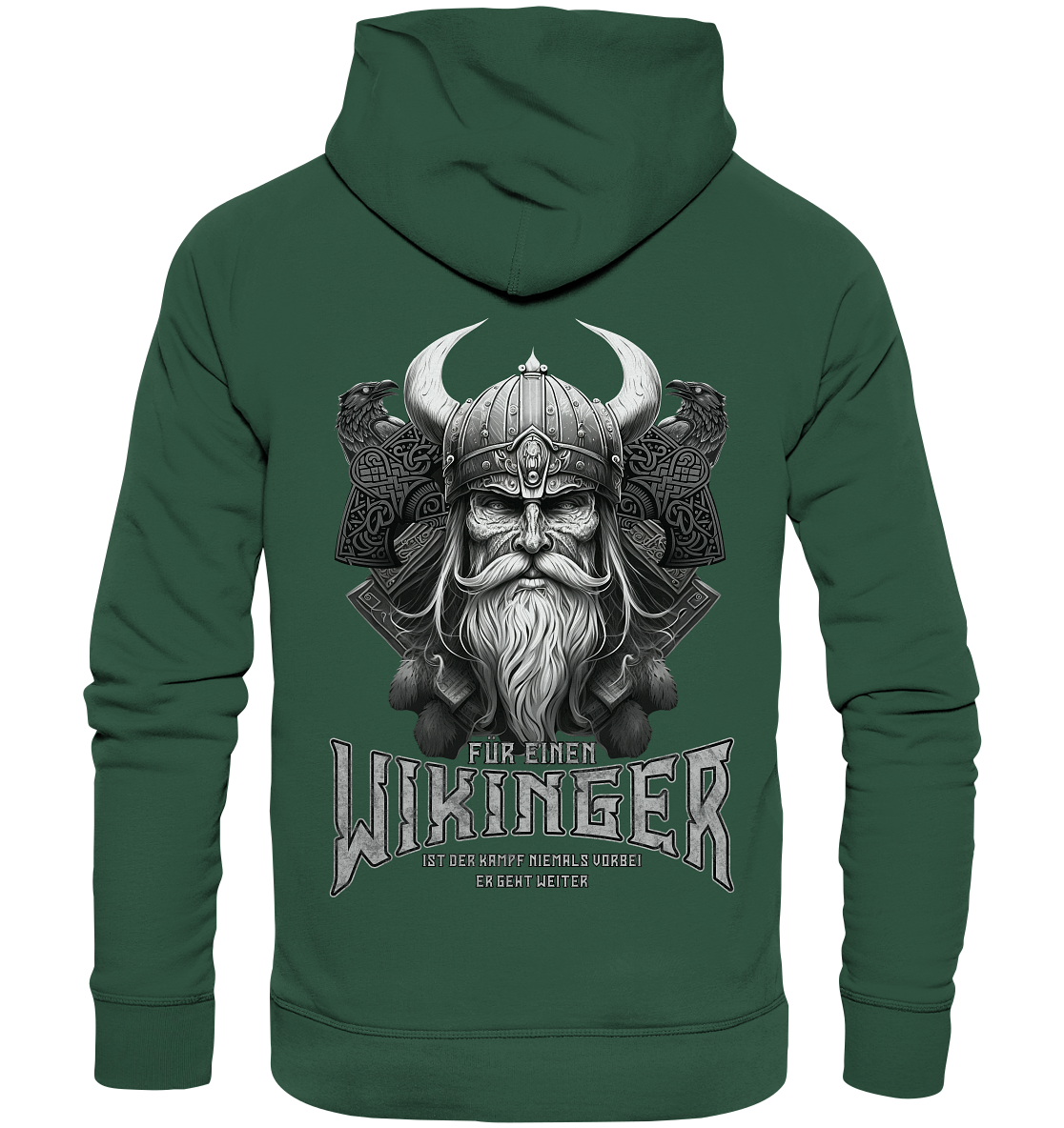 Wikinger Rabe - Organic Basic Hoodie