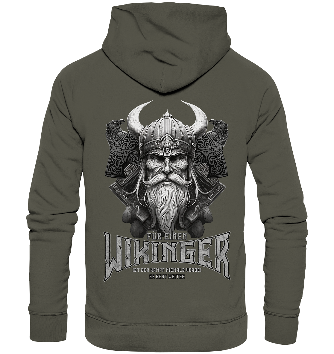 Wikinger Rabe - Organic Basic Hoodie