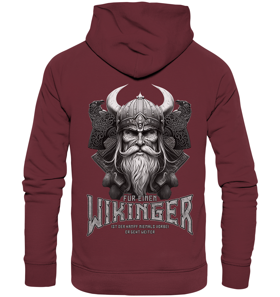 Wikinger Rabe - Organic Basic Hoodie