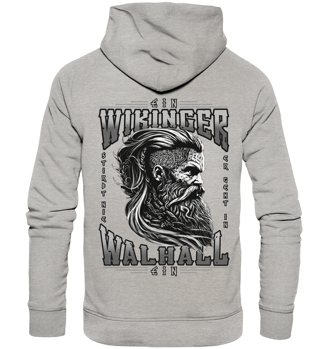 Ein Wikinger Stirbt Nie - Organic Basic Hoodie