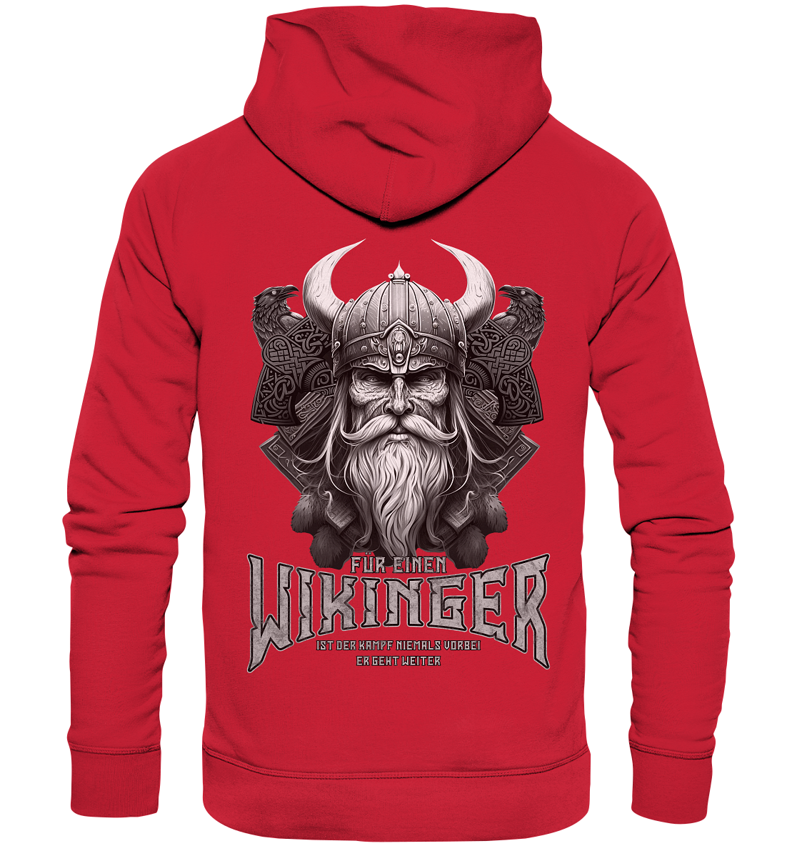Wikinger Rabe - Organic Basic Hoodie