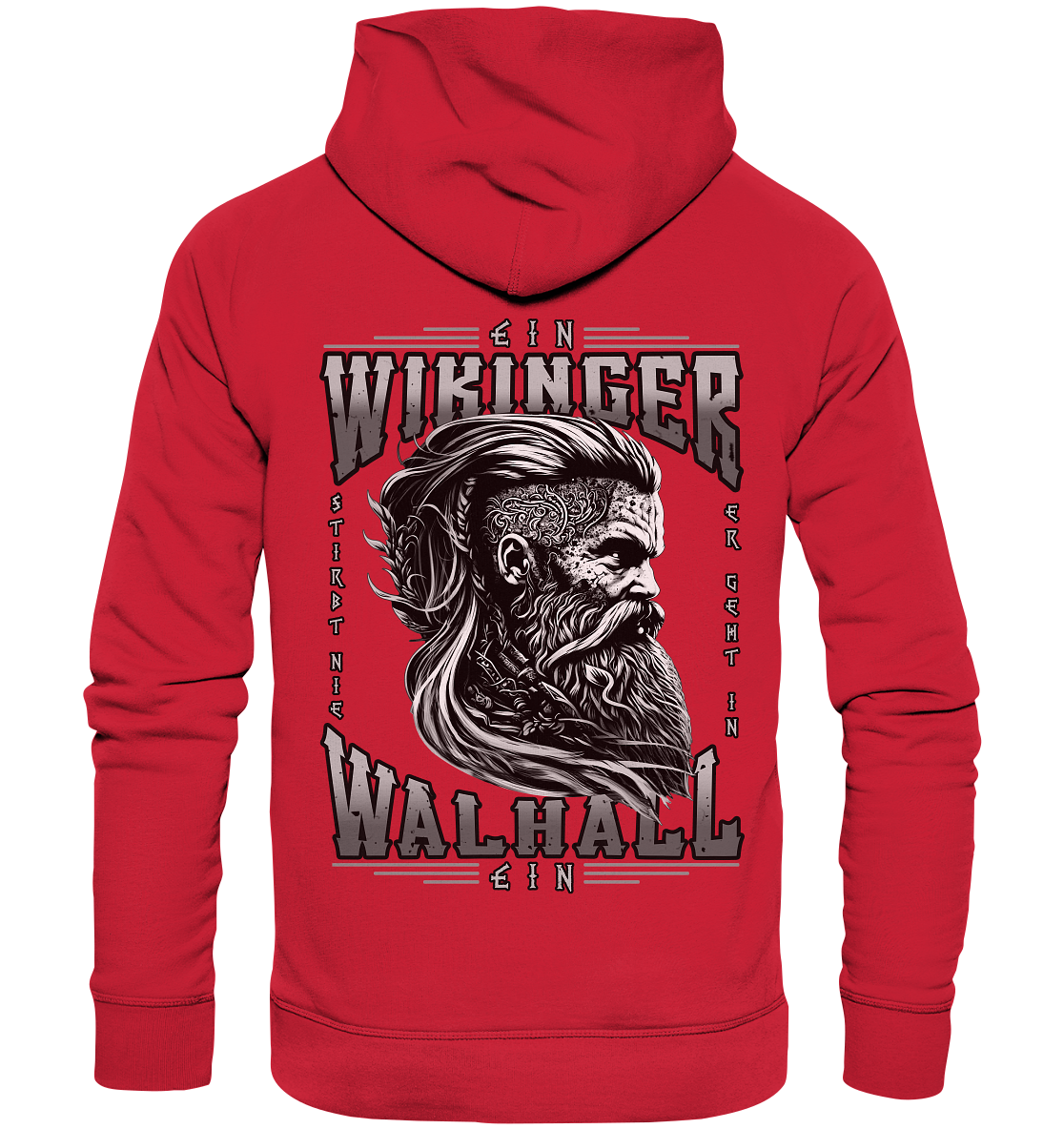 Ein Wikinger Stirbt Nie - Organic Basic Hoodie