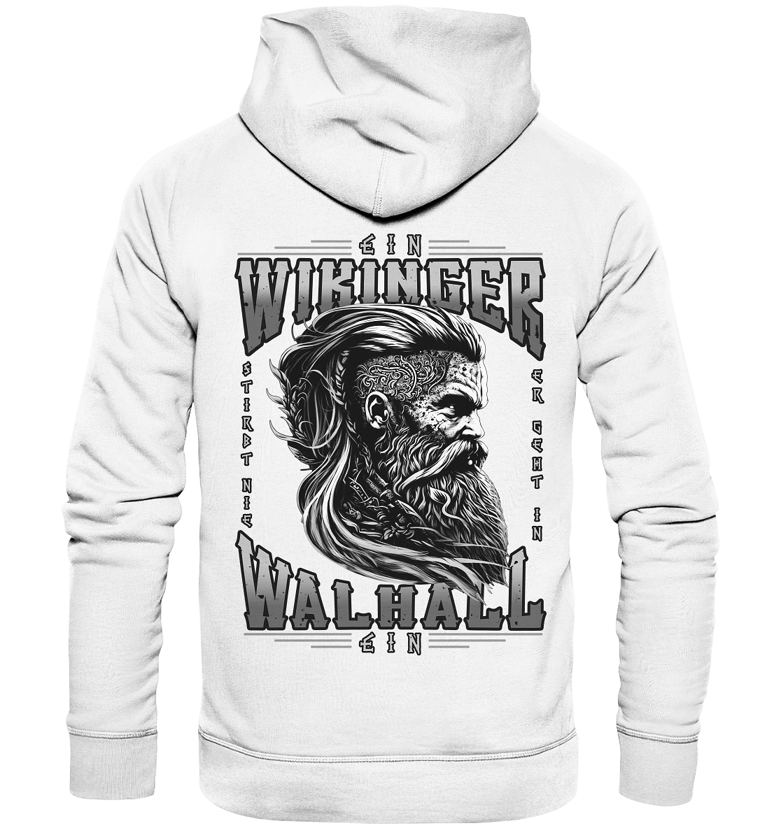 Ein Wikinger Stirbt Nie - Organic Basic Hoodie