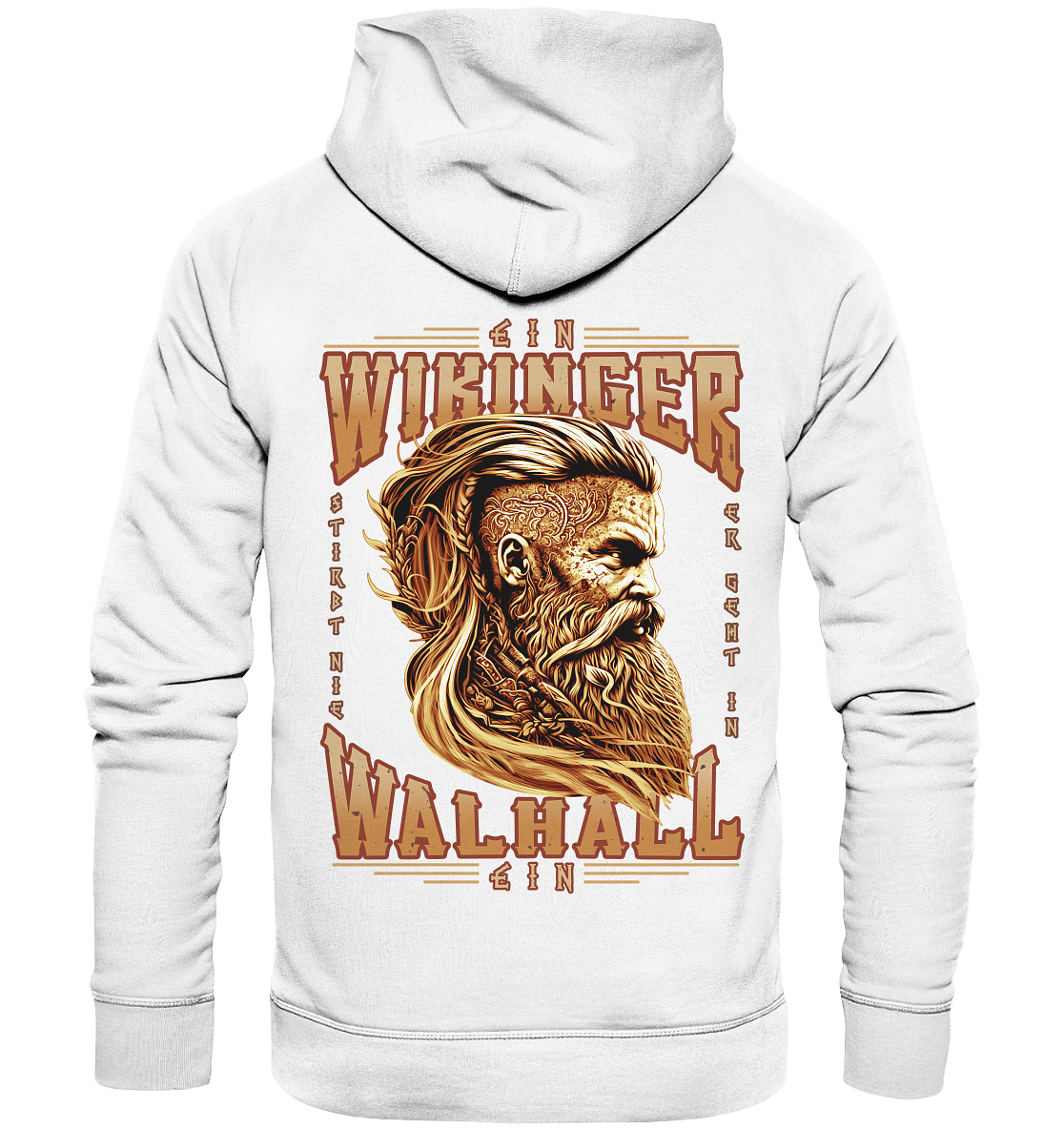 Ein Wikinger Stirbt Nie - Organic Basic Hoodie