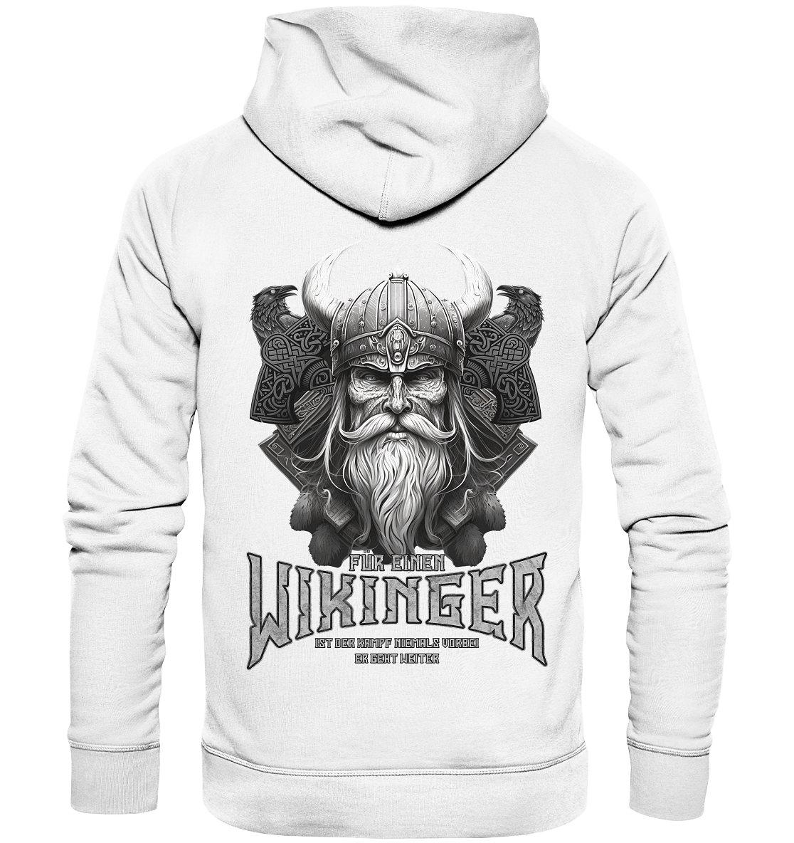 Wikinger Rabe - Organic Basic Hoodie