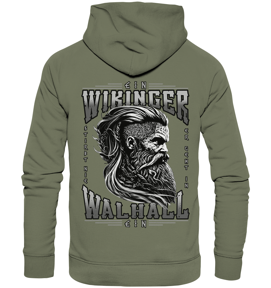 Ein Wikinger Stirbt Nie - Premium Unisex Hoodie